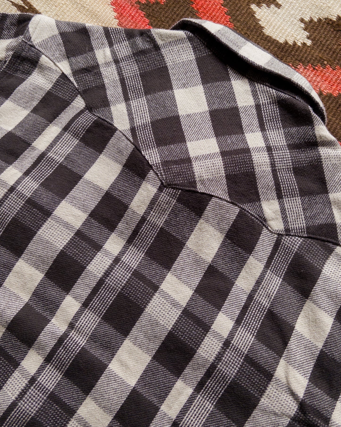 Washed Flannel Pearlsnap Shirt - Night Pitch