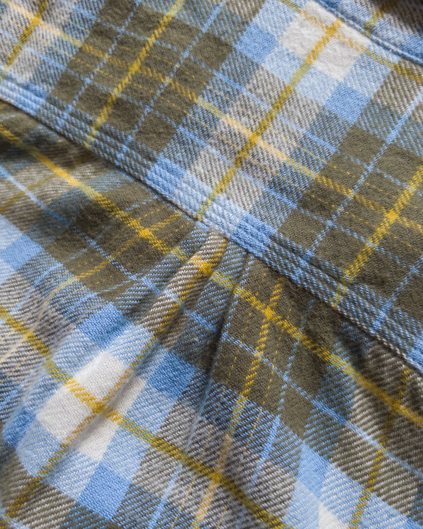 Washed Flannel Workshirt - Gold Ravine