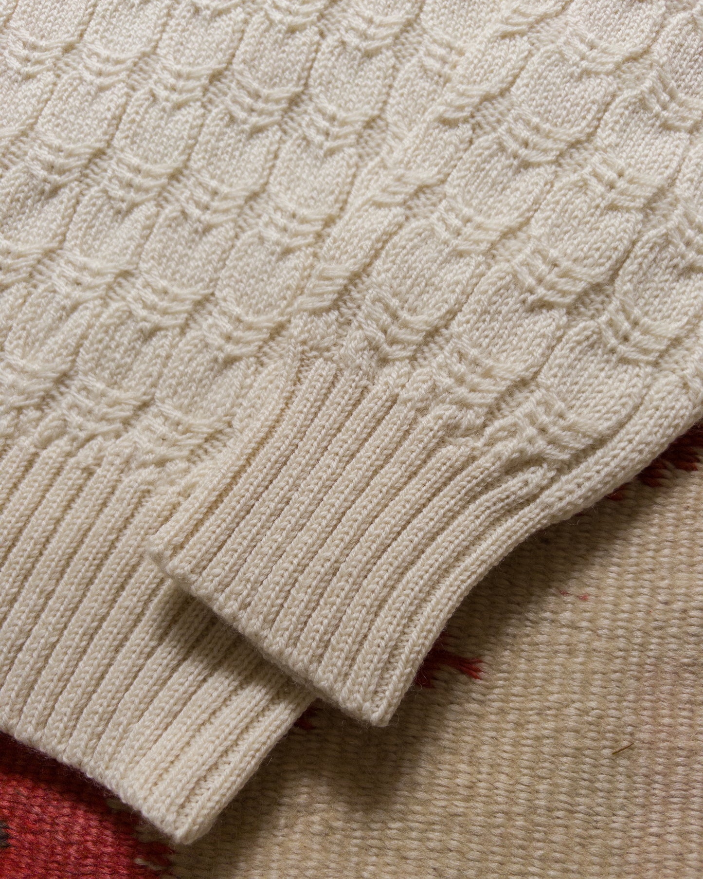 Highland Cableknit Sweater - Cream