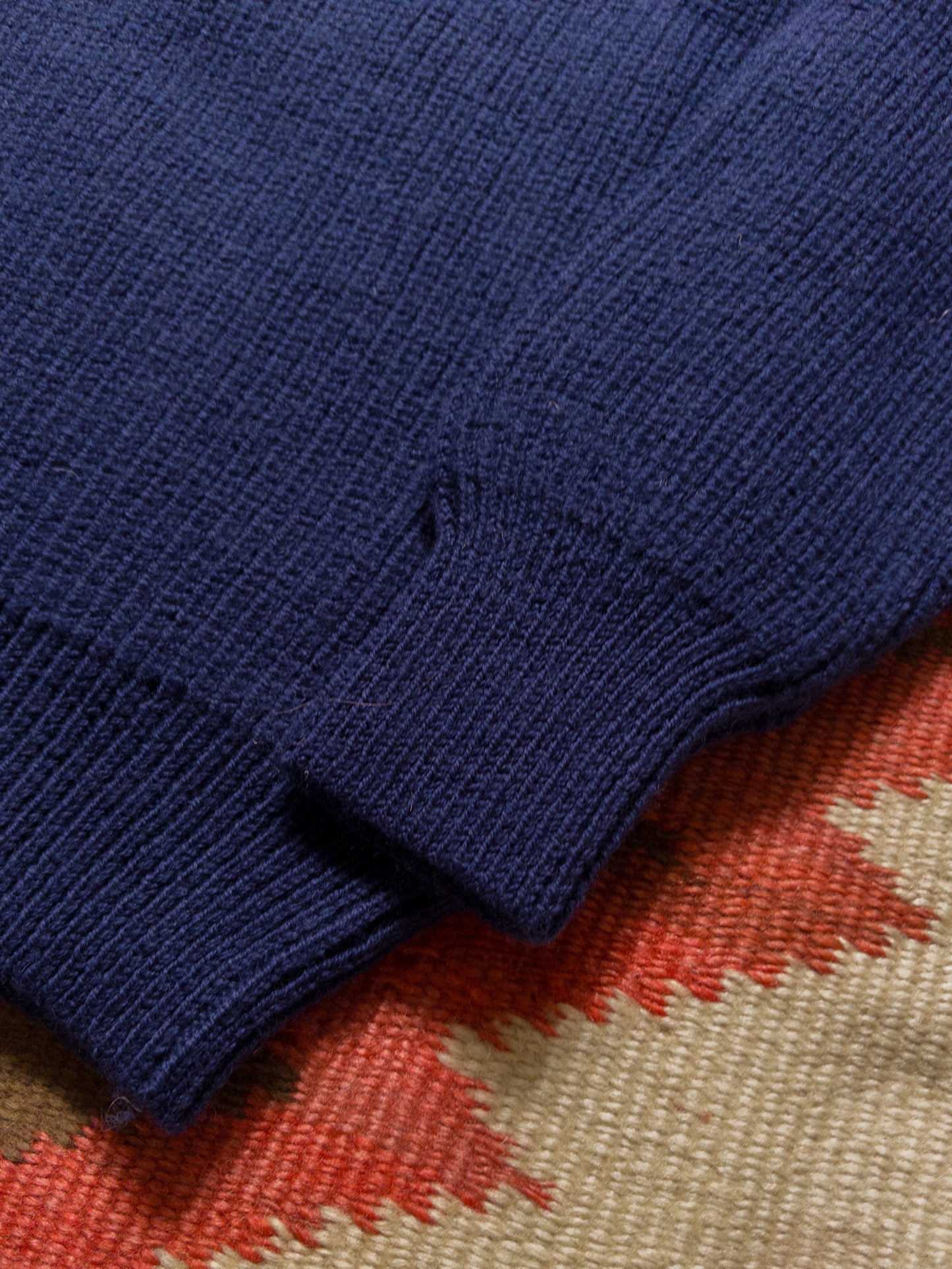 Highland Shakerknit Sweater - Navy