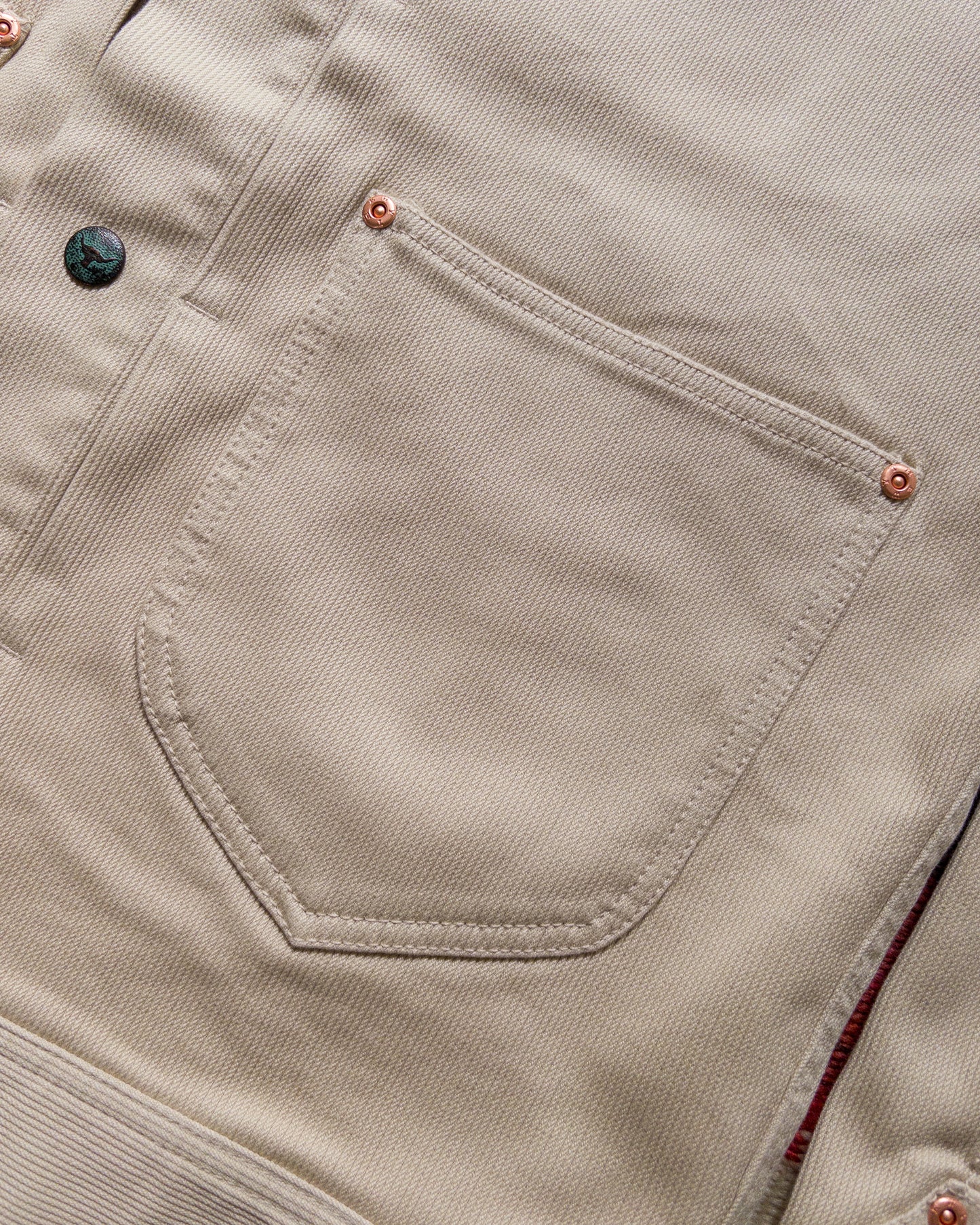 Bedford Cord Ranch Jacket - Off White