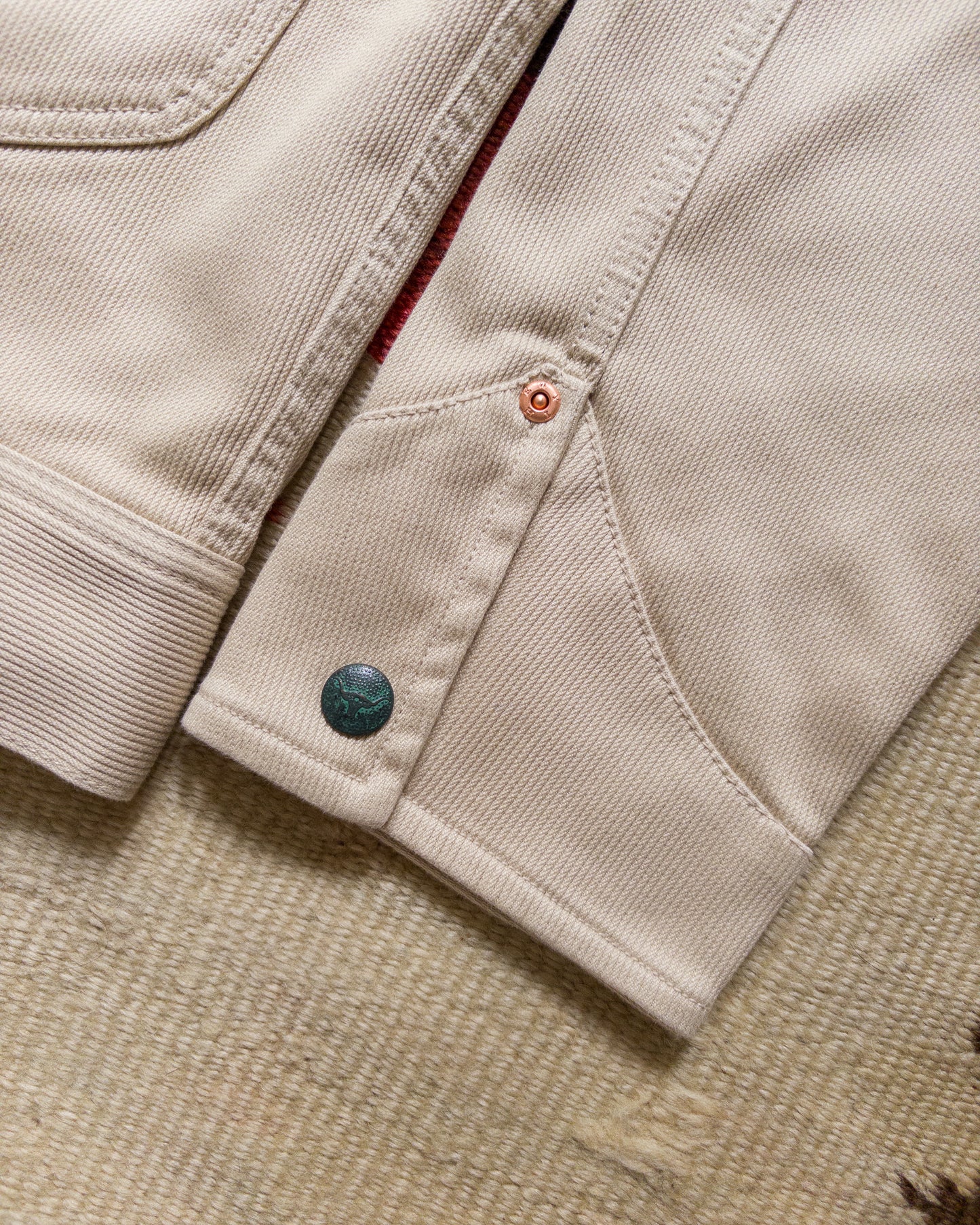 Bedford Cord Ranch Jacket - Off White