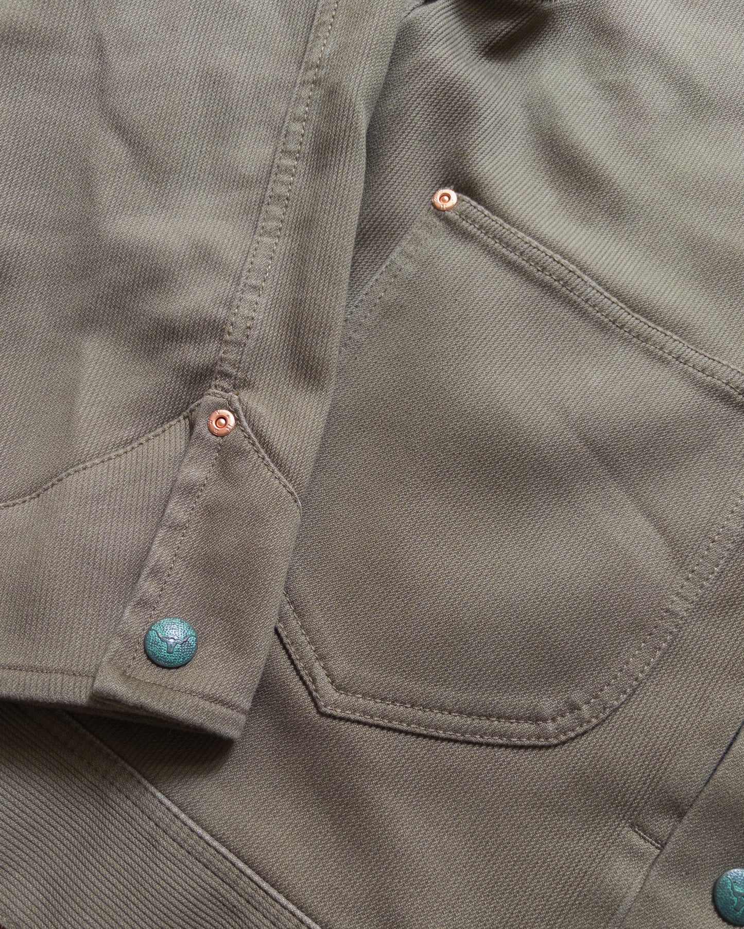 Bedford Cord Ranch Jacket - Faded Olive