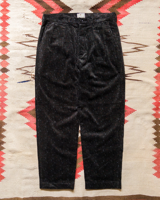 Donegal Corduroy Pleated Chino - Night Sky