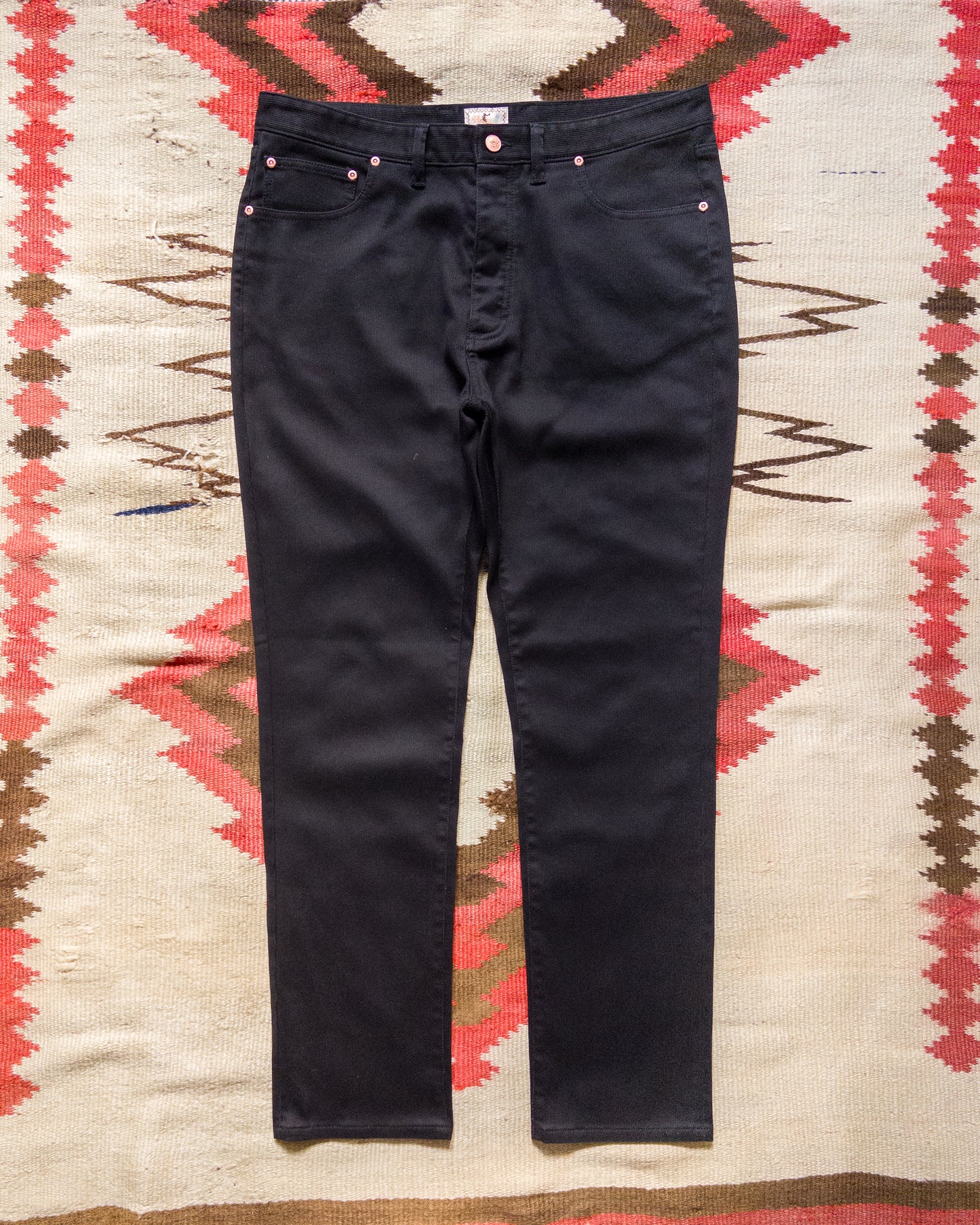 Bedford Cord Five Pocket Pants - Black