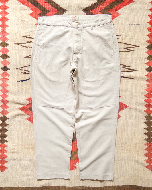 Heavyweight Pinpoint Canvas Chino - Unbleached