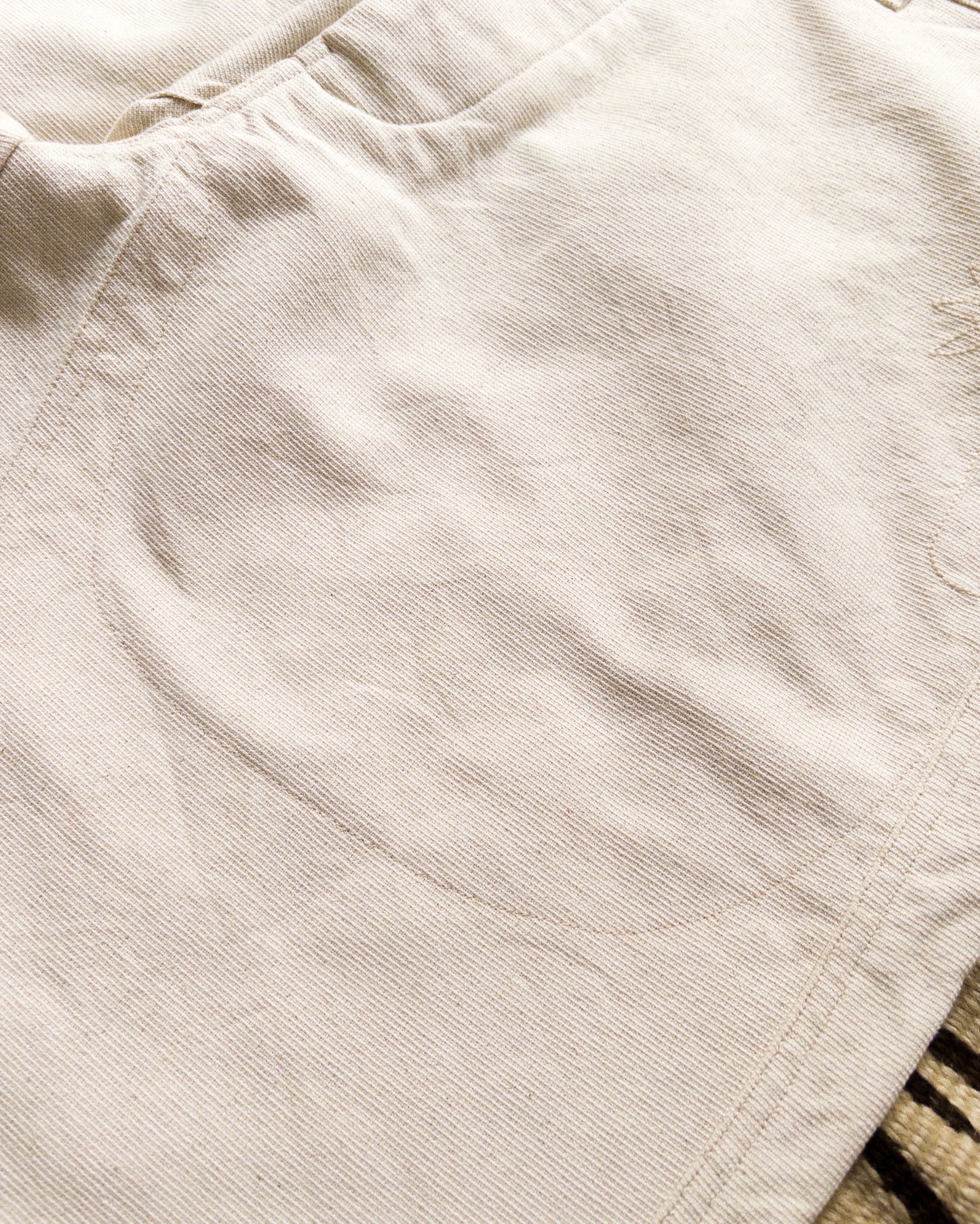 Heavyweight Pinpoint Canvas Chino - Unbleached