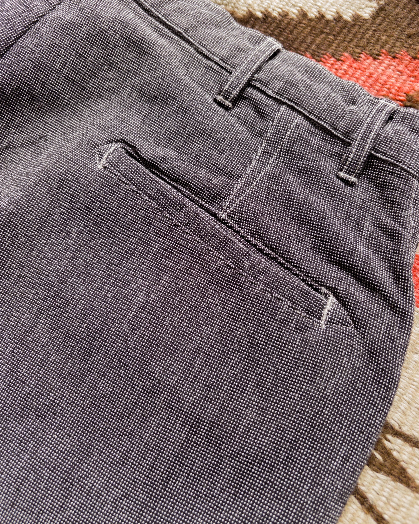 Heavyweight Pinpoint Canvas Chino - Night Sky