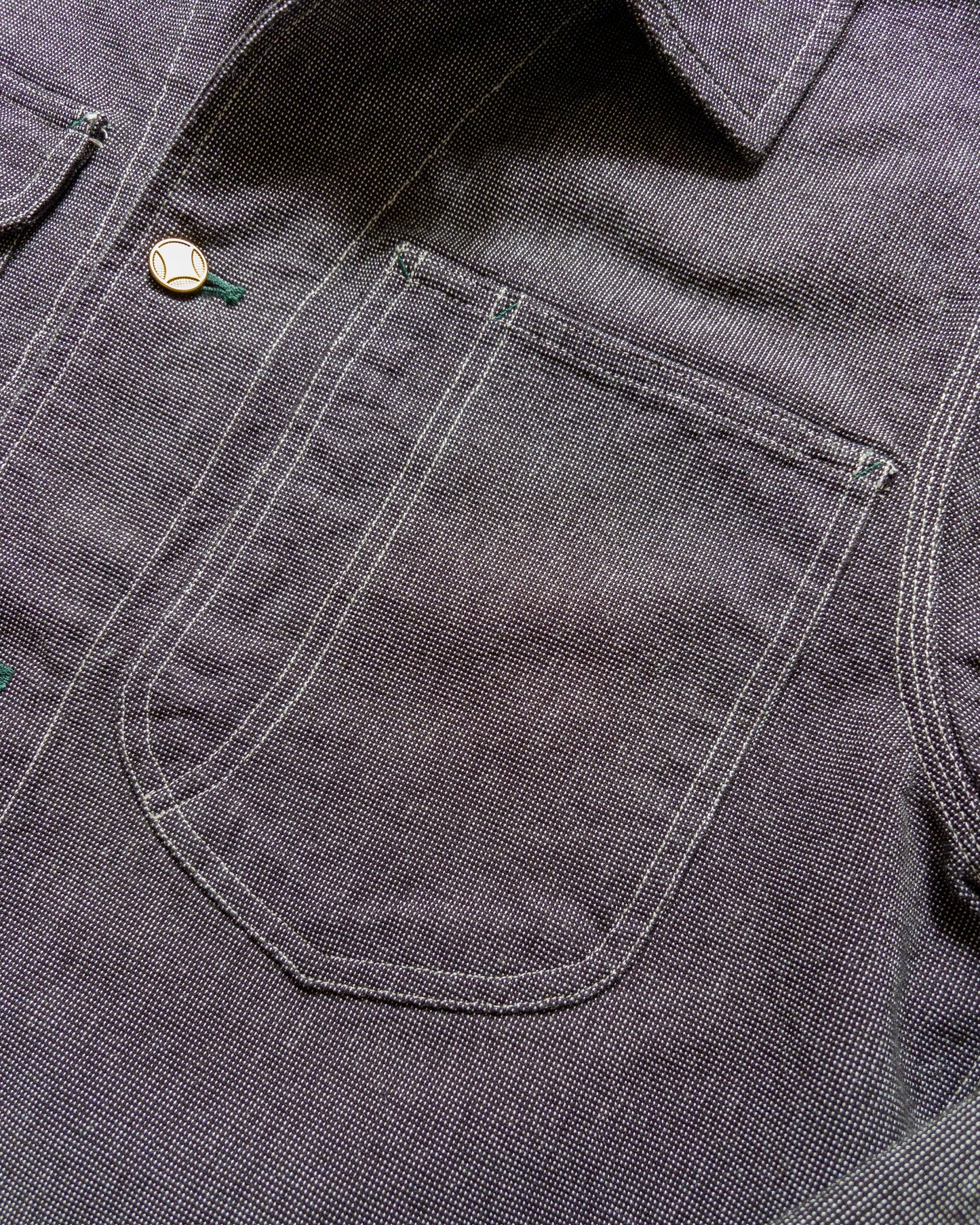 Heavyweight Pinpoint Canvas Barn Jacket - Night Sky