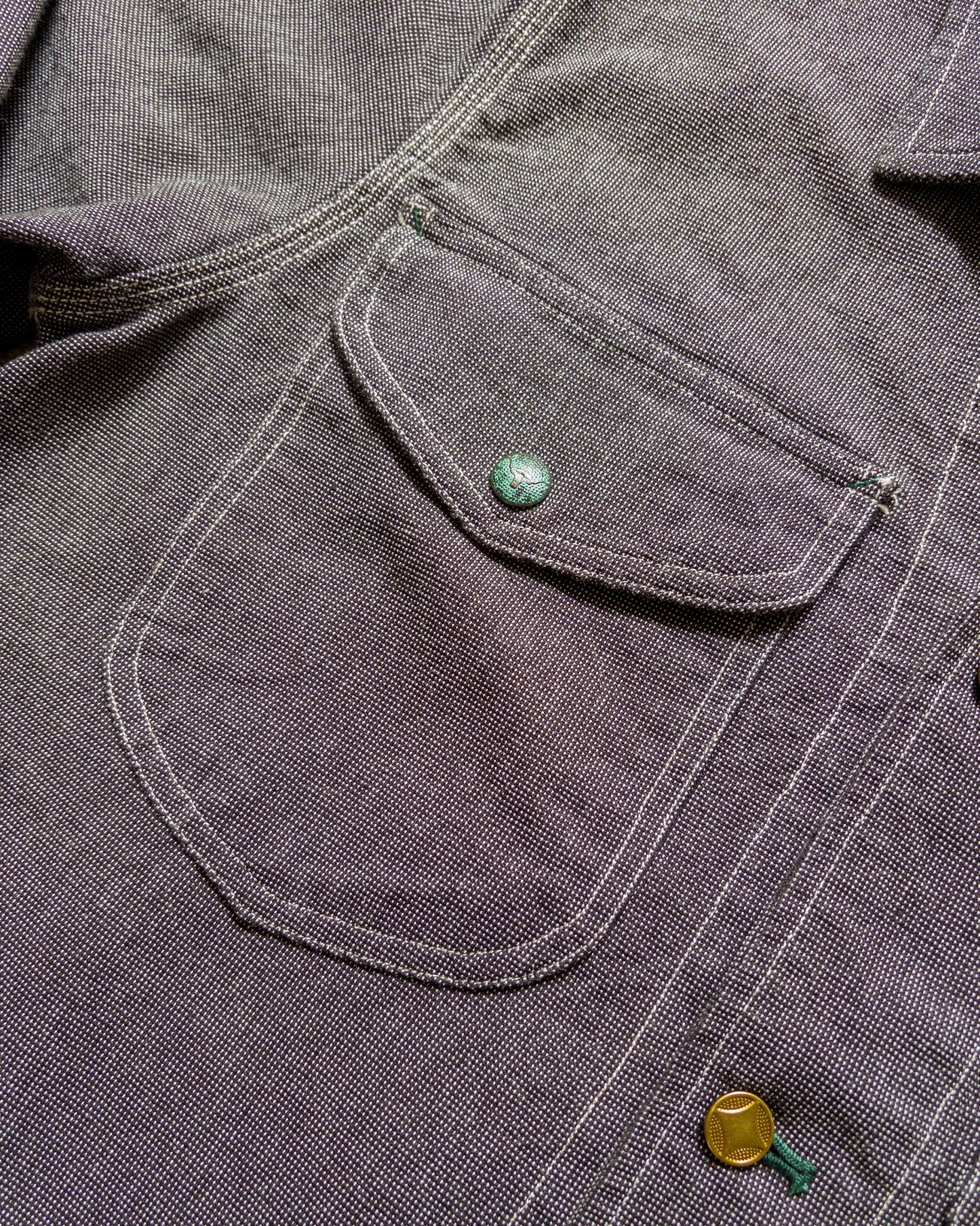 Heavyweight Pinpoint Canvas Barn Jacket - Night Sky