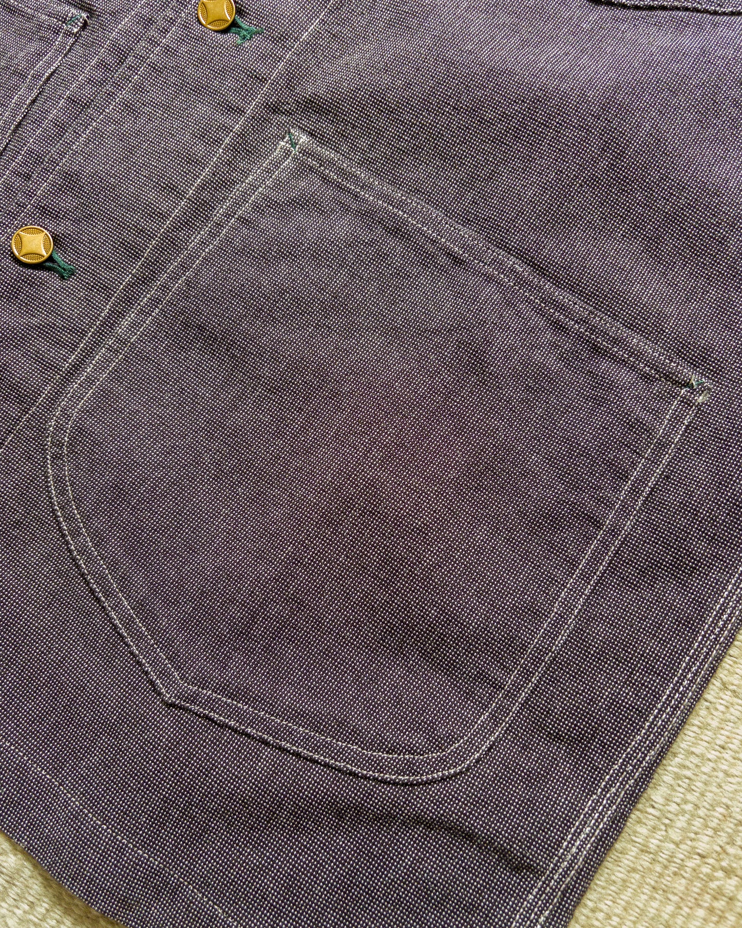 Heavyweight Pinpoint Canvas Barn Jacket - Night Sky