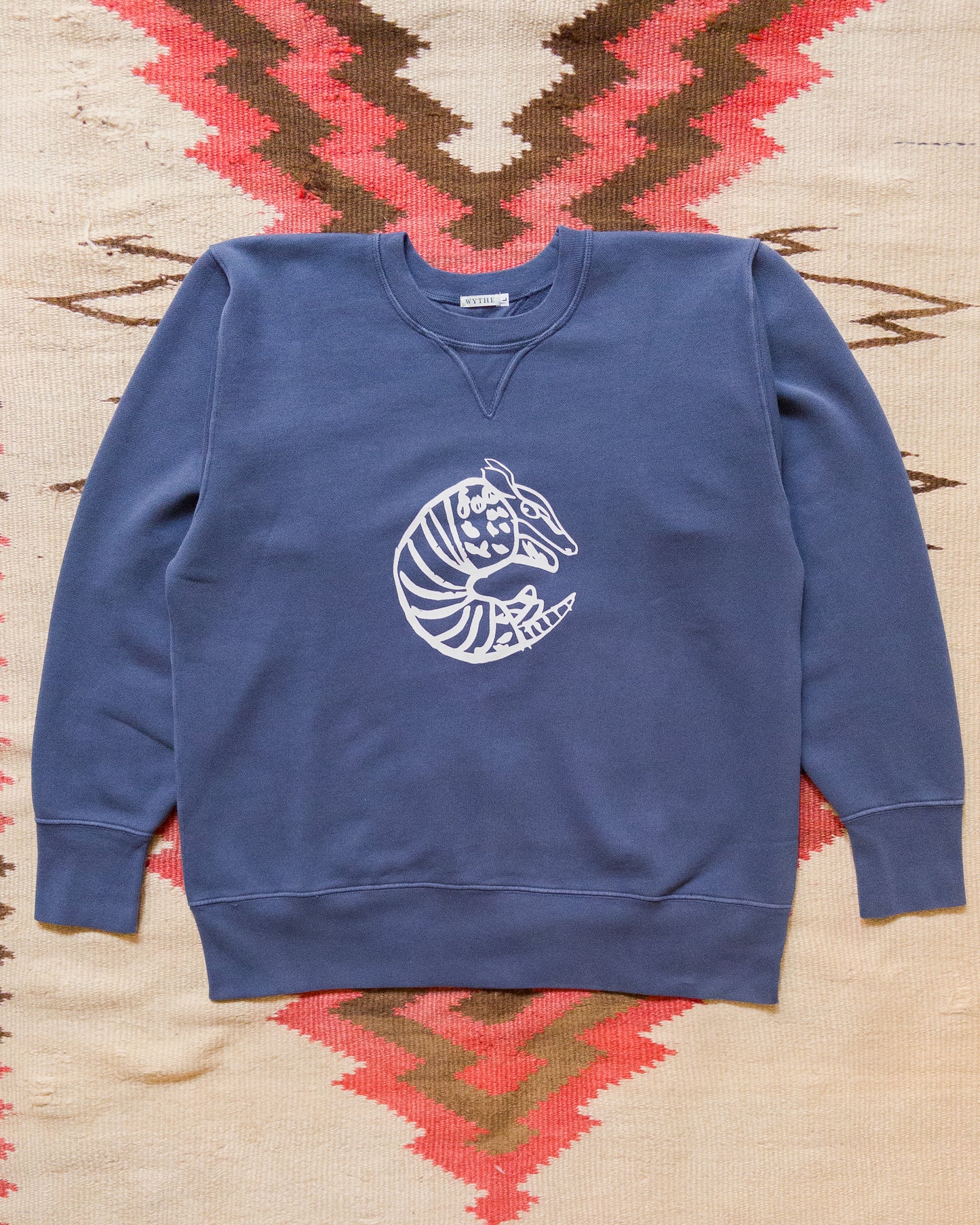 Armadillo Crewneck Sweatshirt - Faded Navy