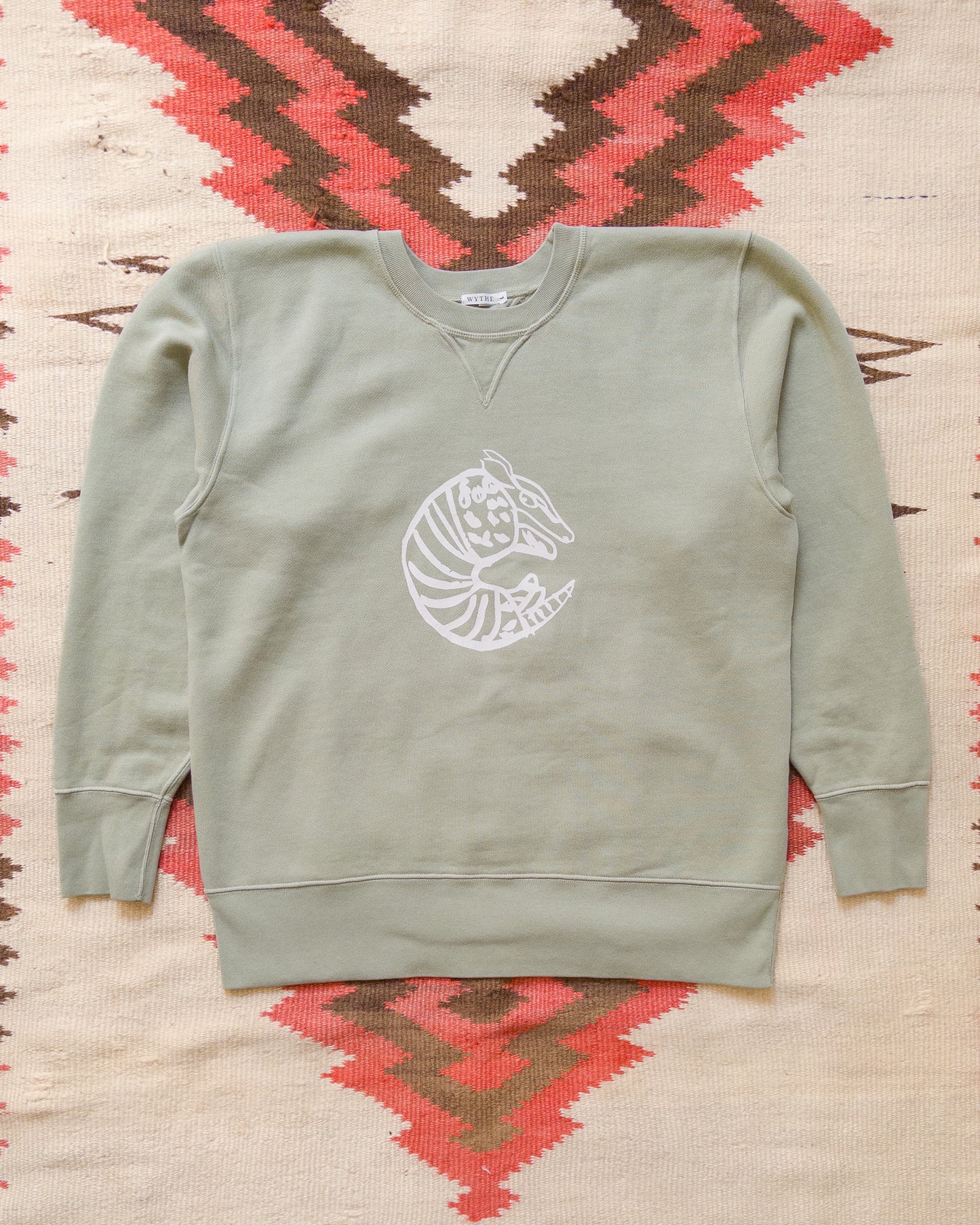 Armadillo Crewneck Sweatshirt - Faded Olive