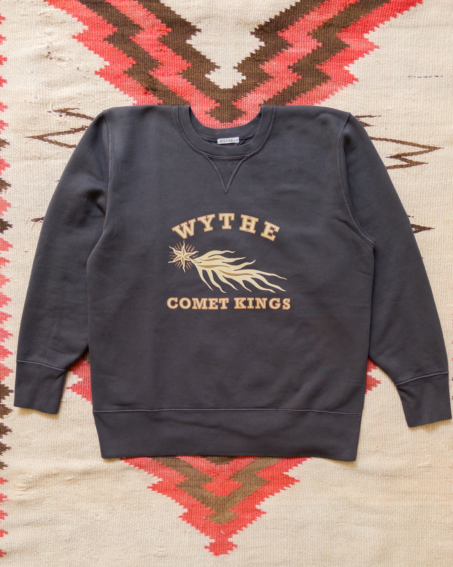 Comet Kings Crewneck Sweatshirt - Faded Black
