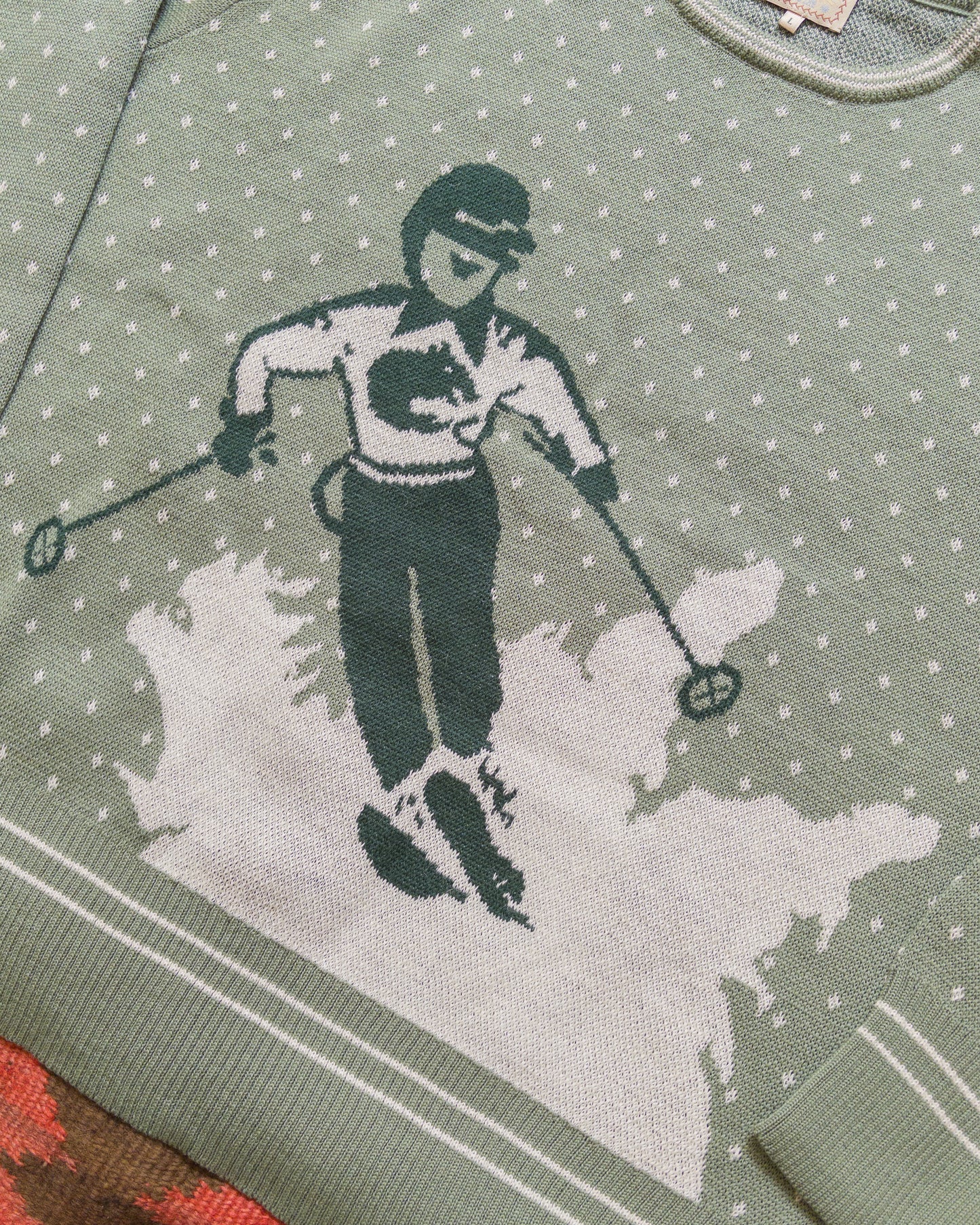 Downhill Crewneck Sweater - Sage