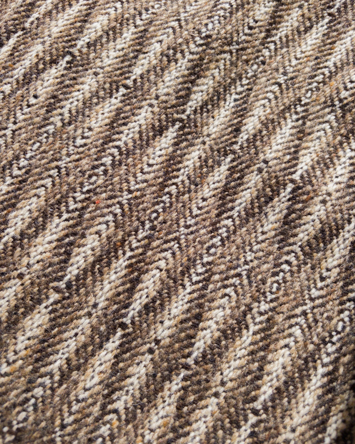 Raglan Wool Overcoat - Diamond Ombre Tweed