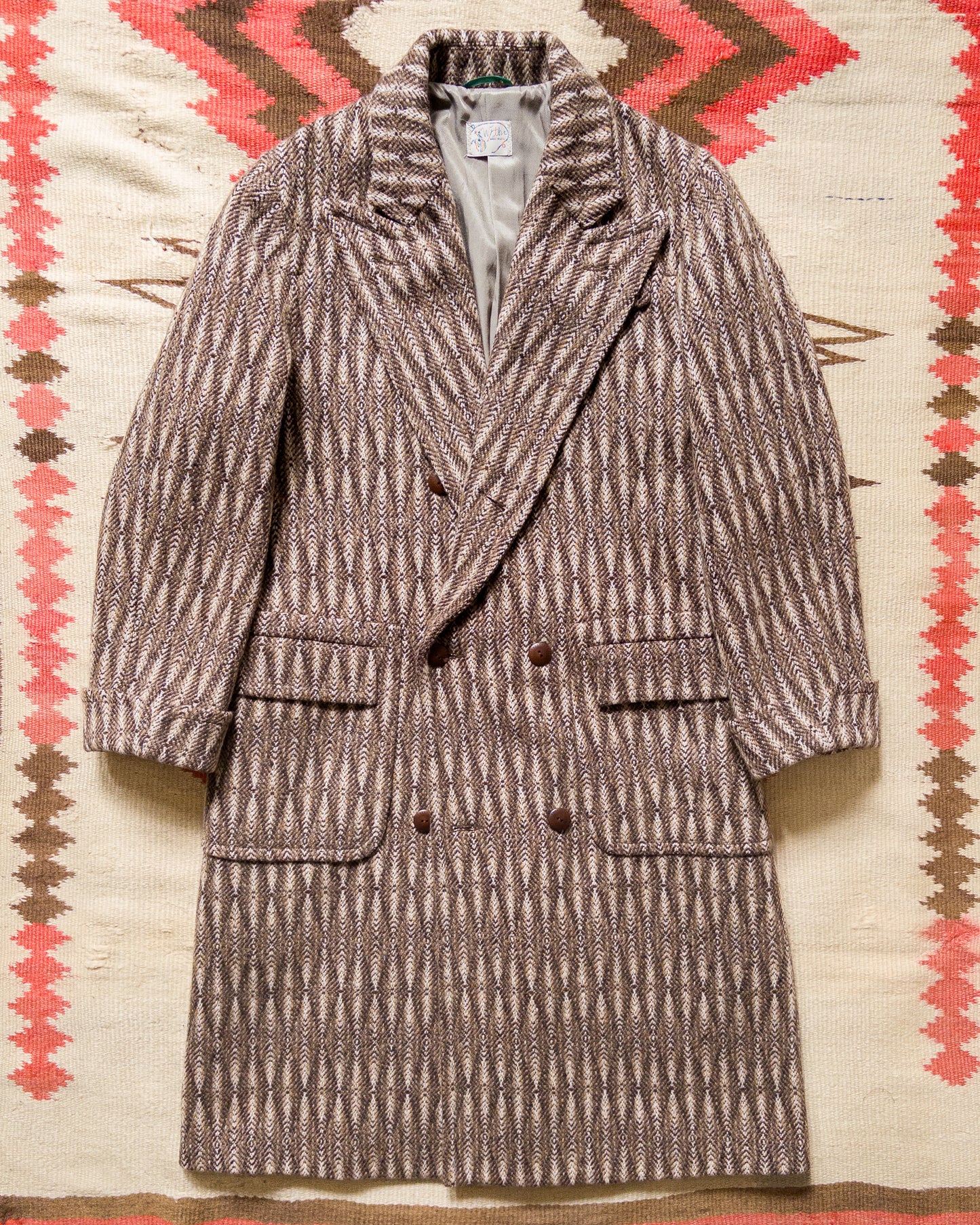 Polo Coat - Diamond Ombre Tweed