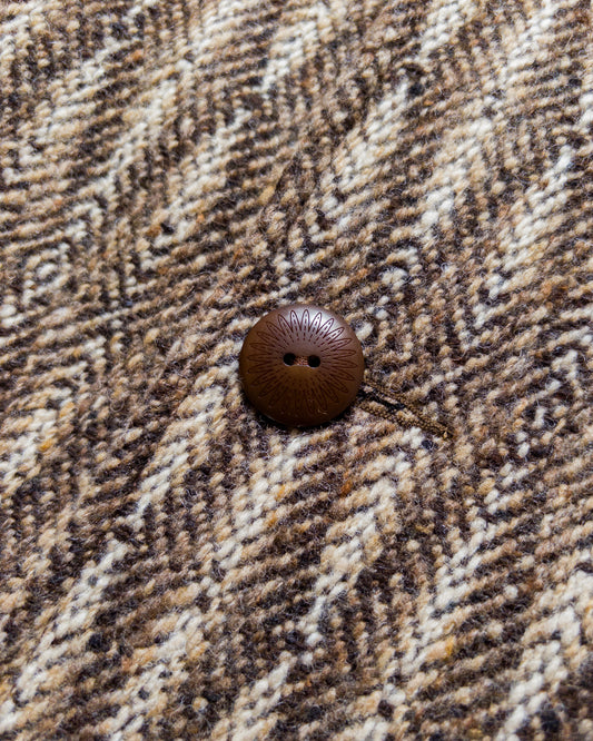 Western Topcoat - Diamond Ombre Tweed