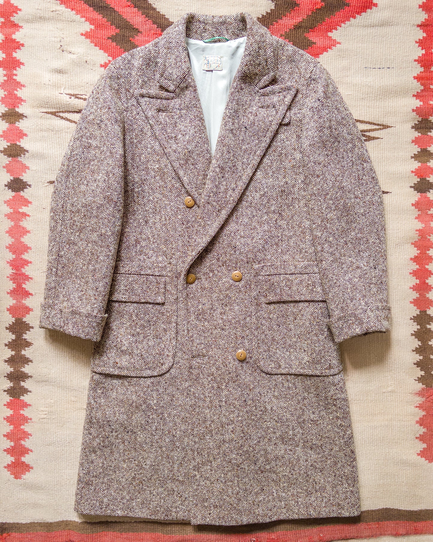 Polo Coat - Malted Barley Slub Donegal