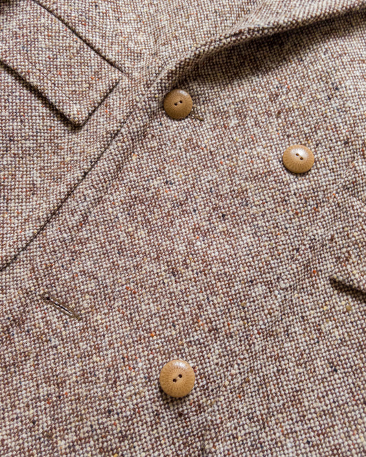 Polo Coat - Malted Barley Slub Donegal