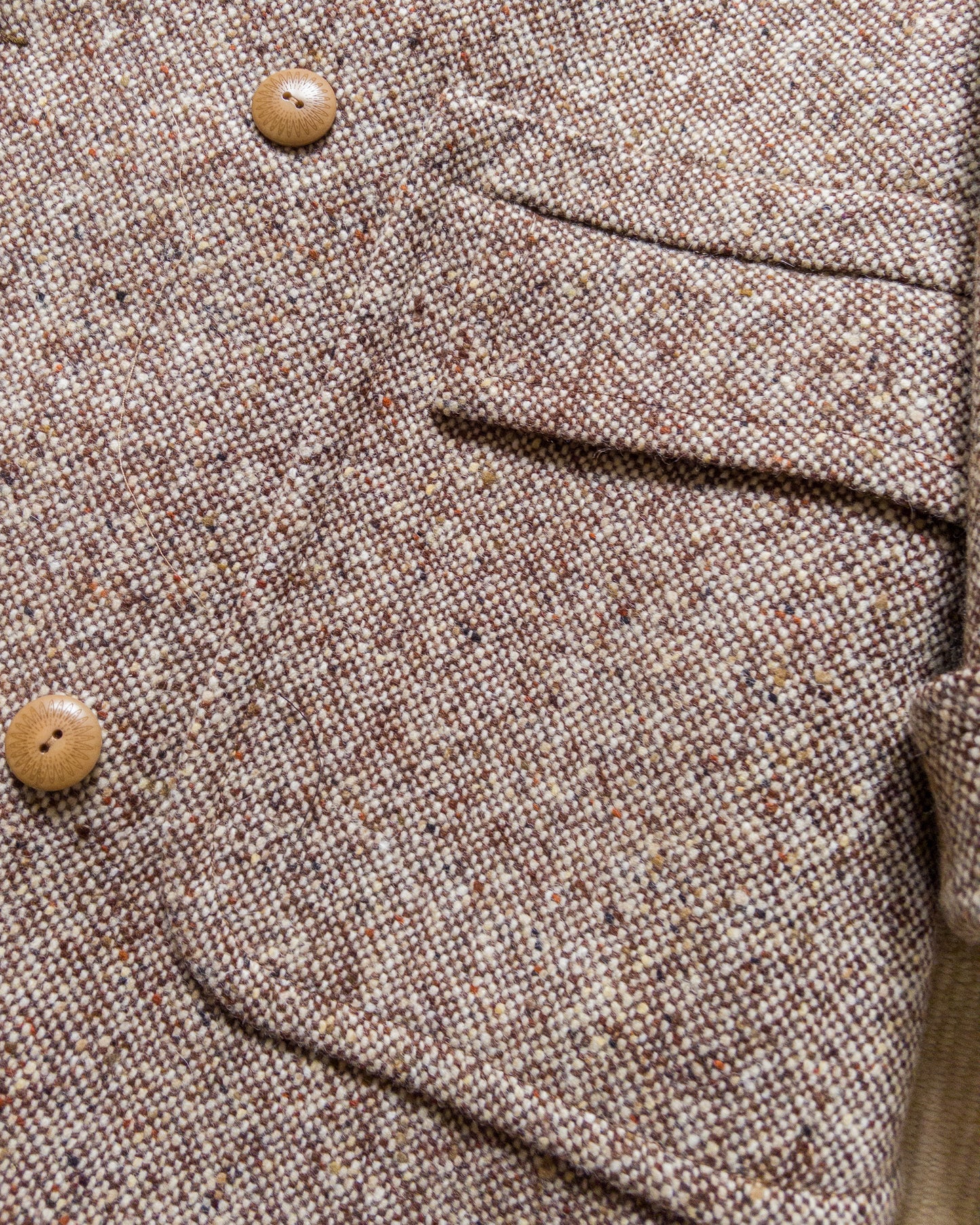 Polo Coat - Malted Barley Slub Donegal