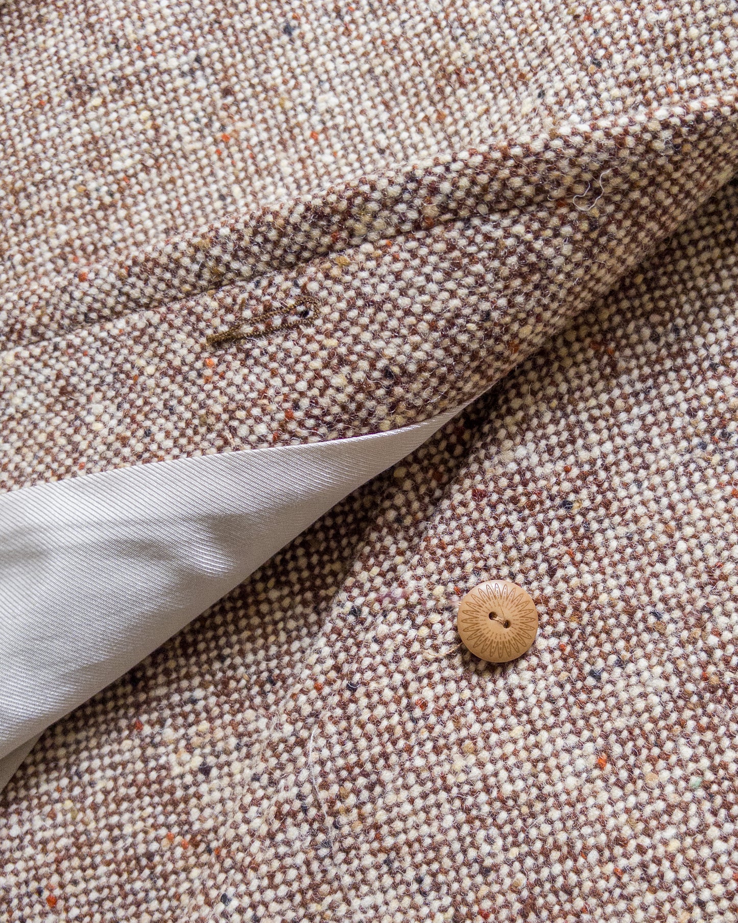 Polo Coat - Malted Barley Slub Donegal