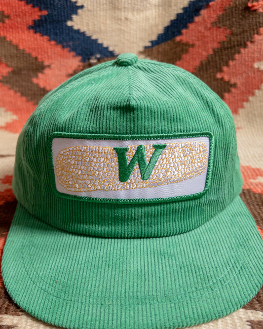 Corduroy Corncob Hat - Green