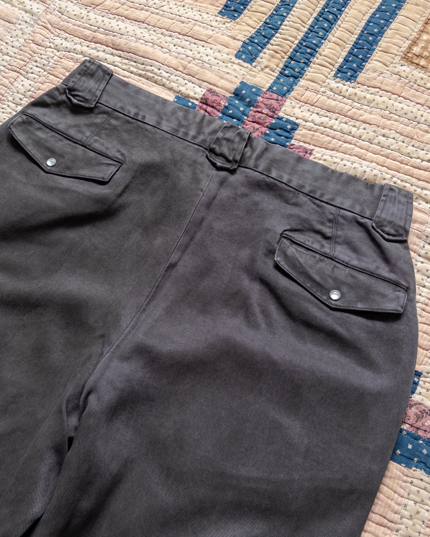 Tencel Gabardine Western Pant - Faded Black