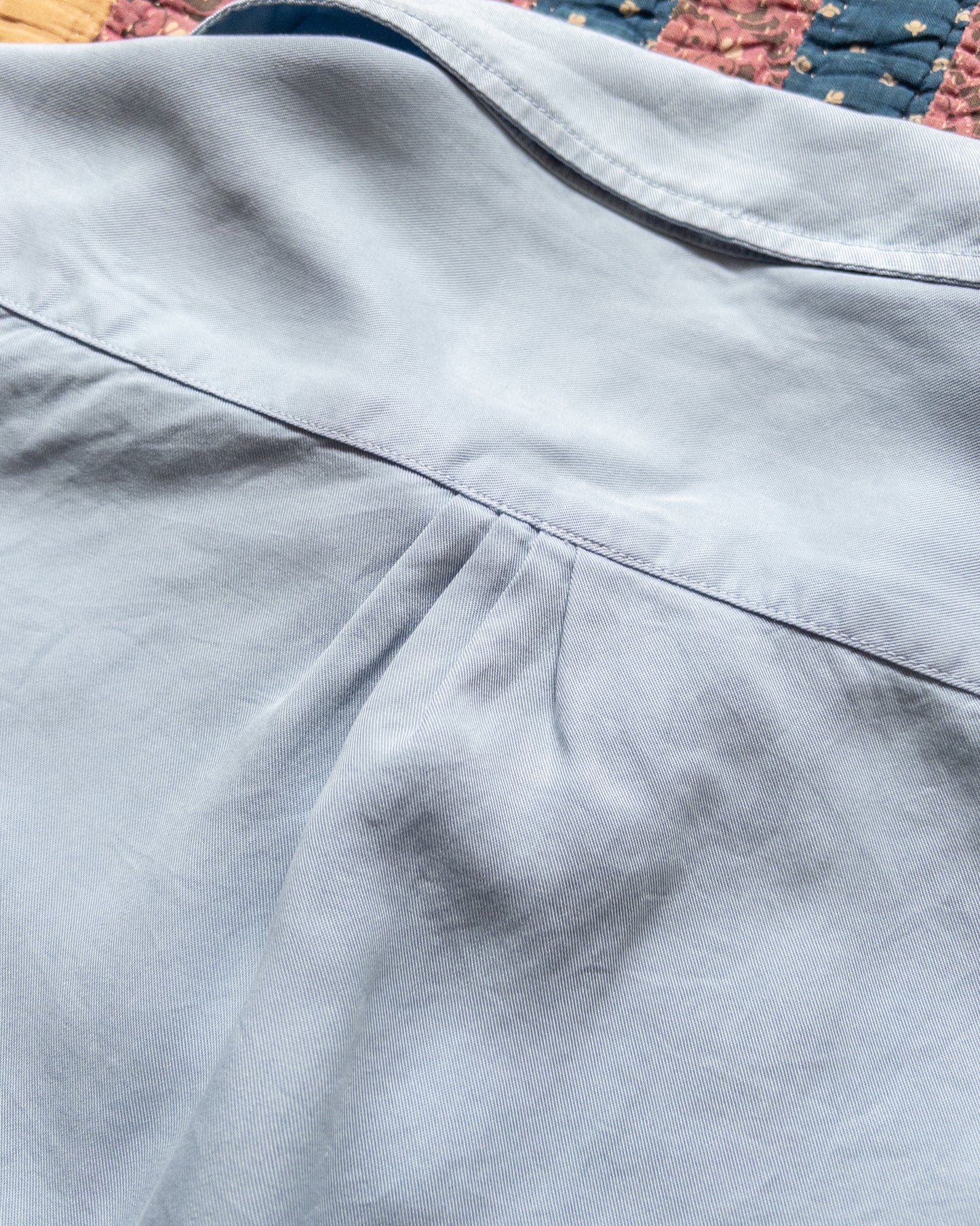 Tencel Gabardine Patio Shirt - Faded Bench Blue