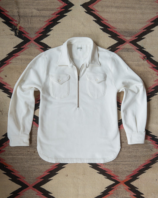 Half-Zip Sweatshirt - Natural