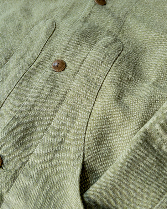 Rustic Plainweave Hunting Jacket - Olive
