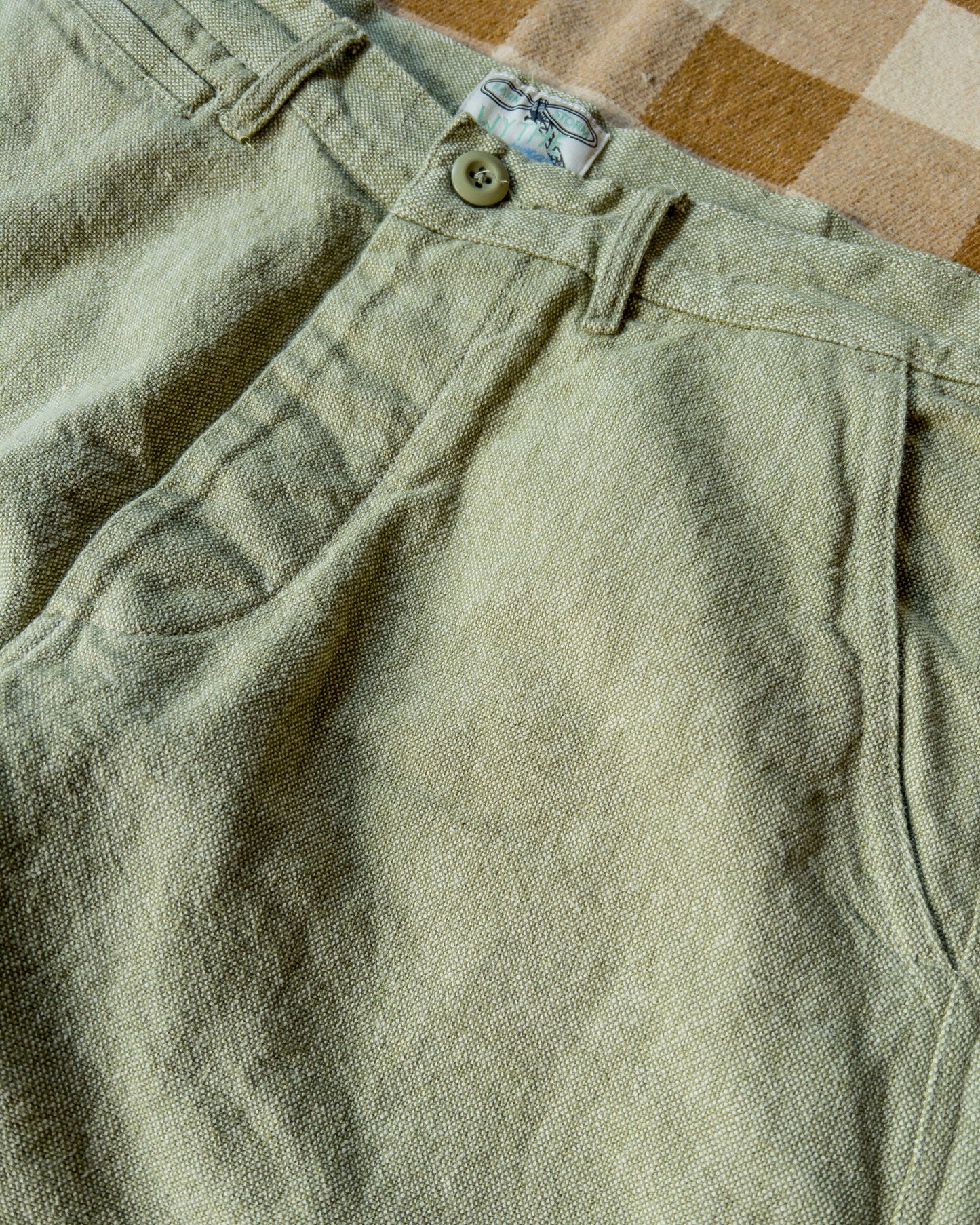 Rustic Plainweave Chino - Olive