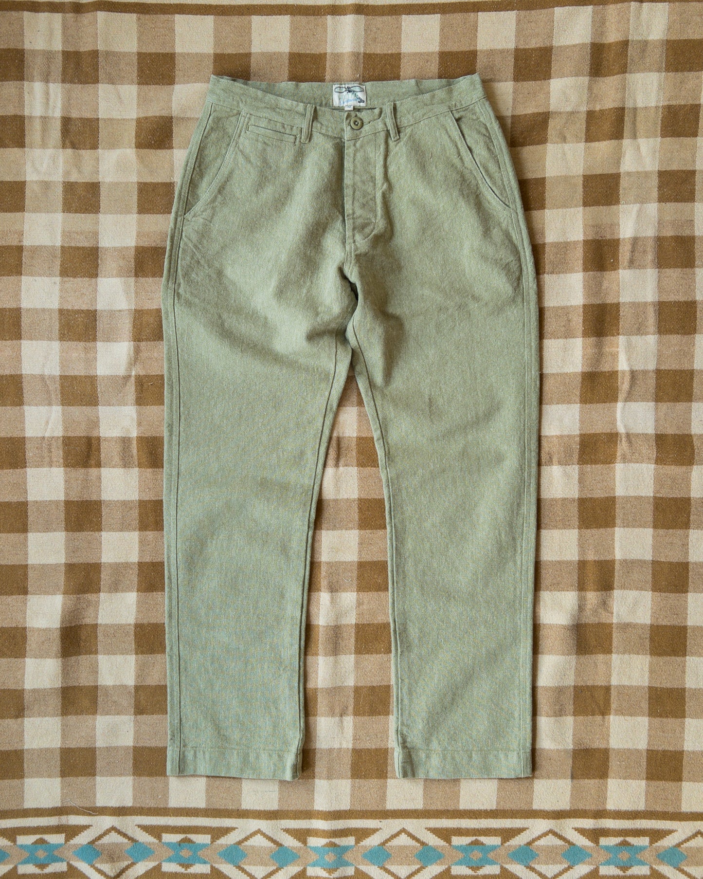 Rustic Plainweave Chino - Olive