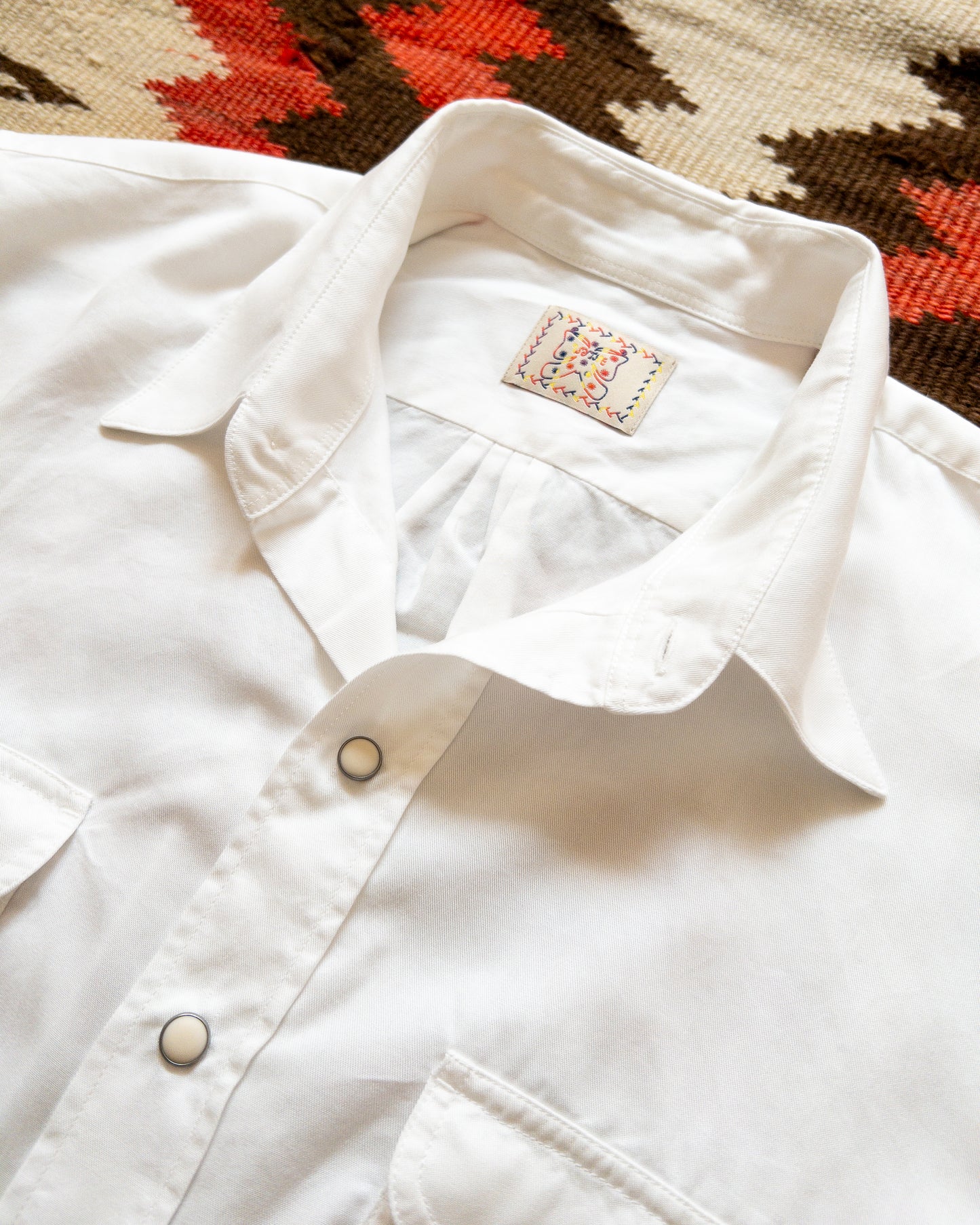 Tencel Gabardine Pearlsnap Shirt - Natural