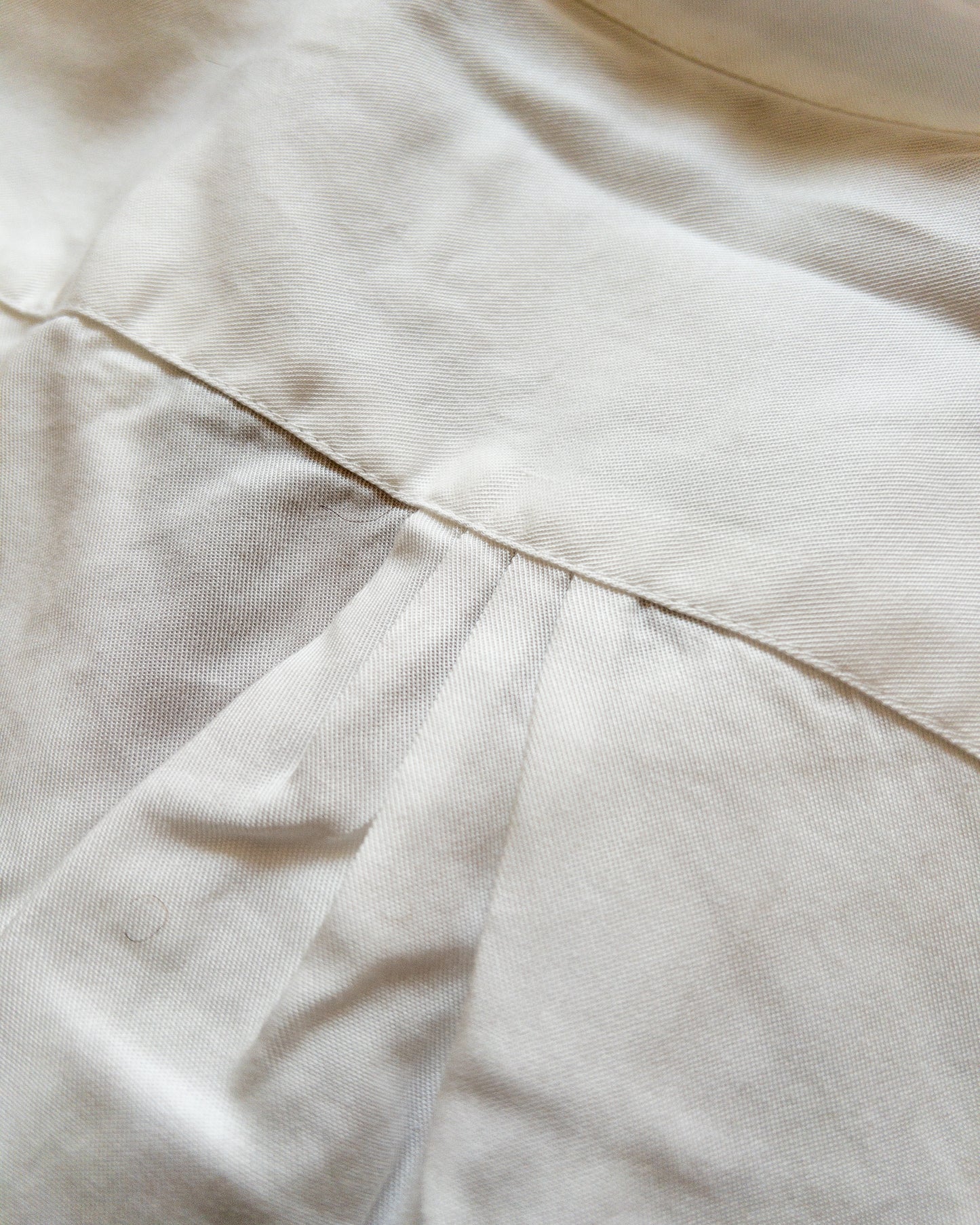 Tencel Gabardine Pearlsnap Shirt - Natural