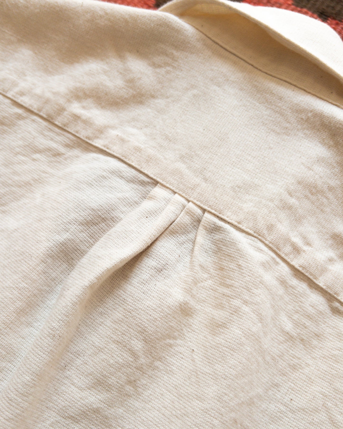 Aertex Half-Zip Shirt - Unbleached