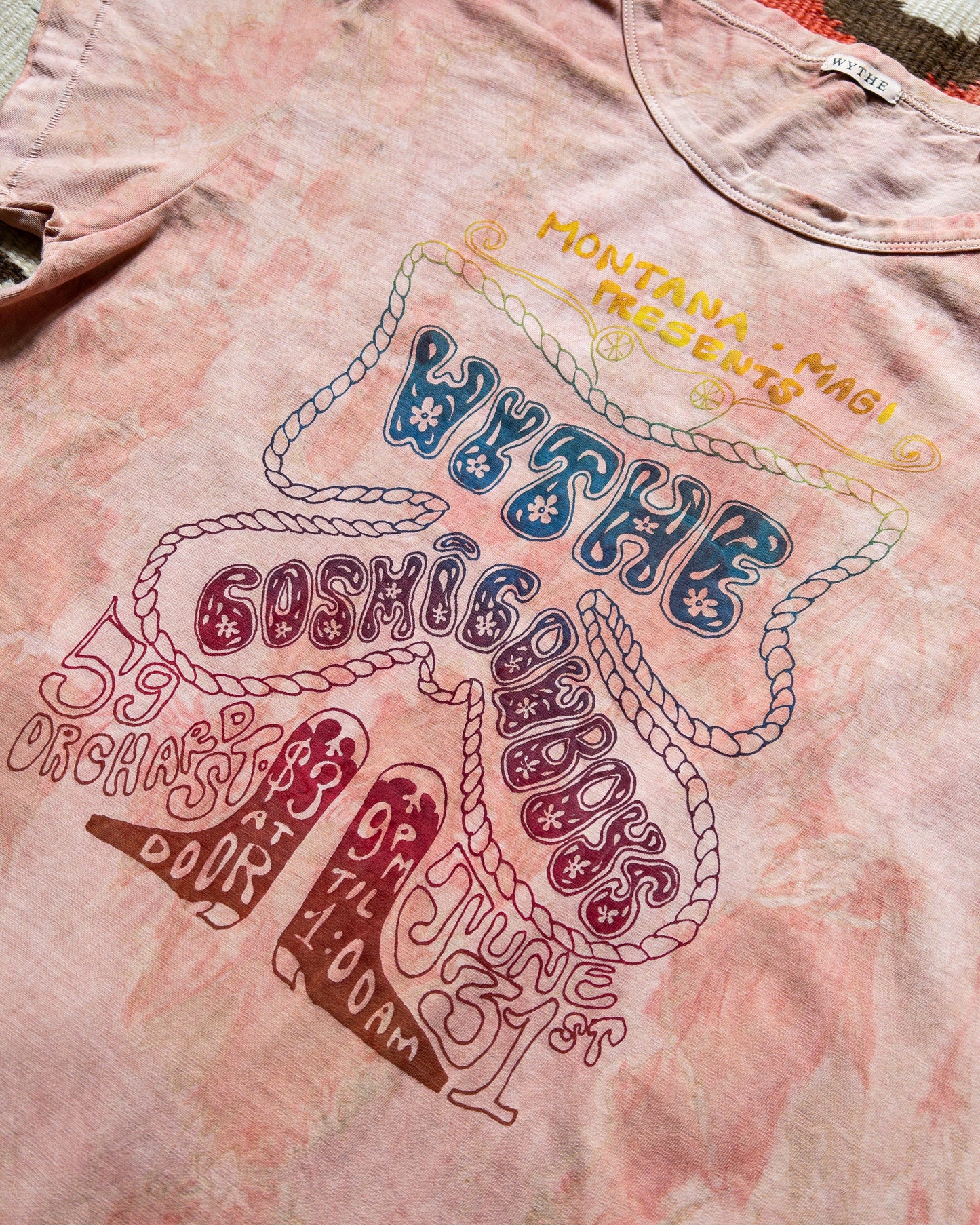 Shibori Tie-Dye Concert T-Shirt - Madder