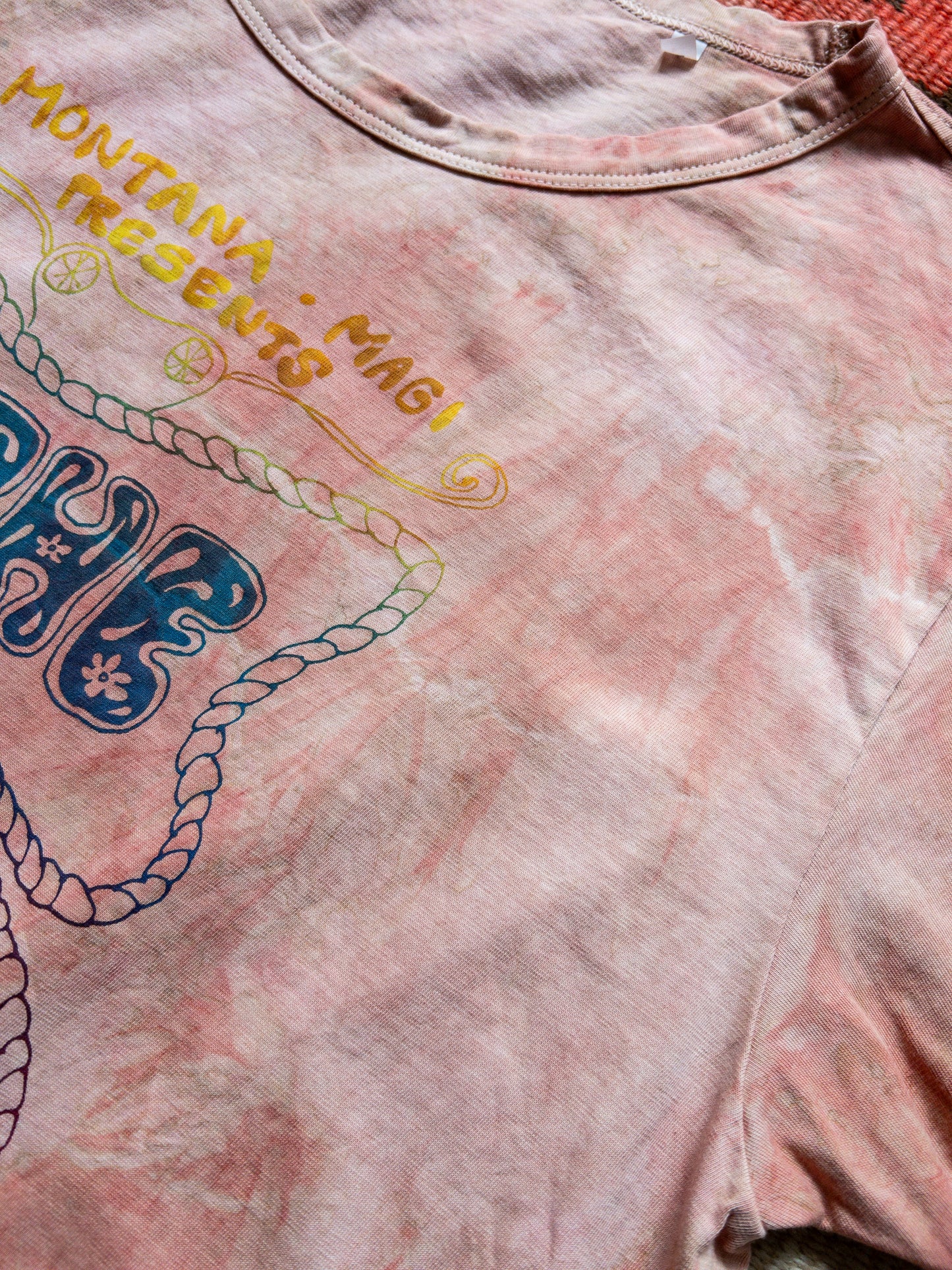 Shibori Tie-Dye Concert T-Shirt - Madder