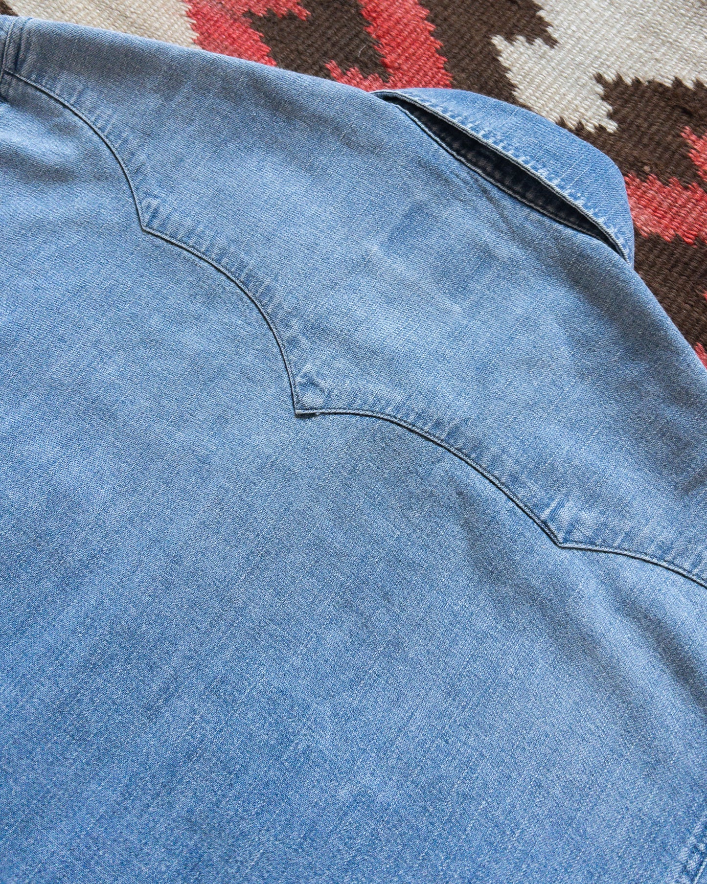 Denim Pearlsnap Shirt - Washed Indigo