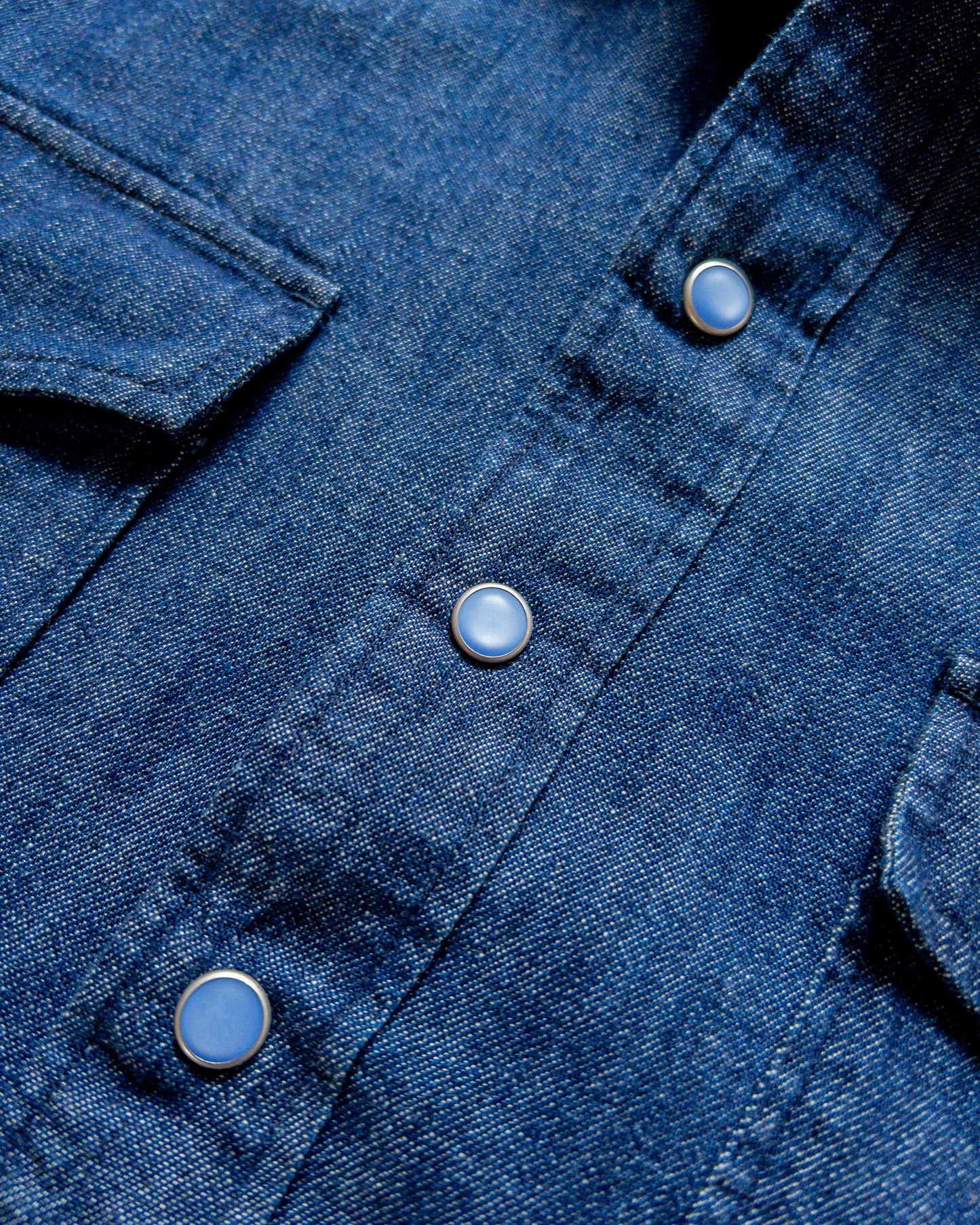 Denim Pearlsnap Shirt - Rinsed Indigo