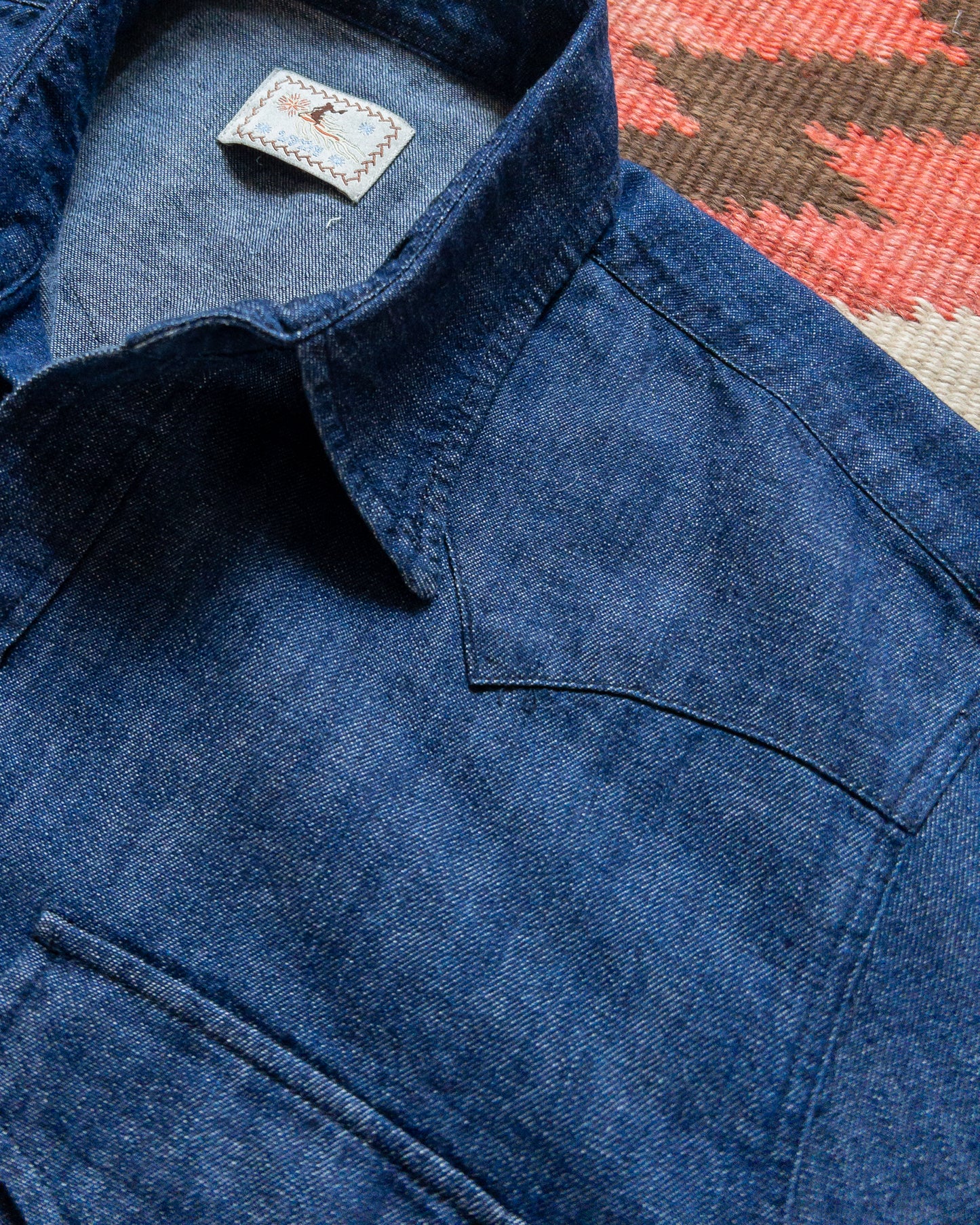 Denim Pearlsnap Shirt - Rinsed Indigo