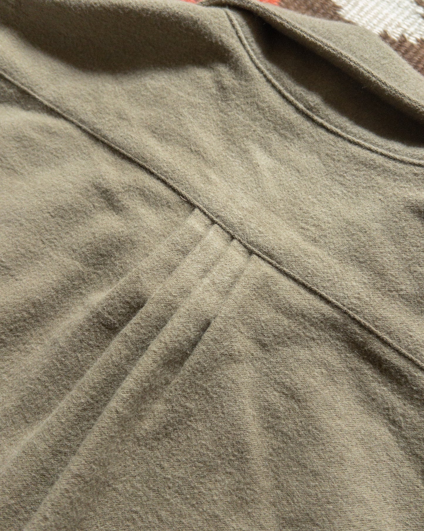 Moleskin Pearlsnap Shirt - Olive