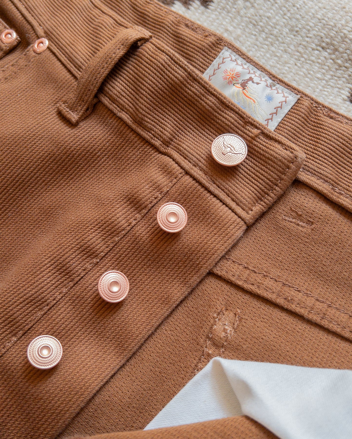 Bedford Cord Five Pocket Pants - Bay Brown