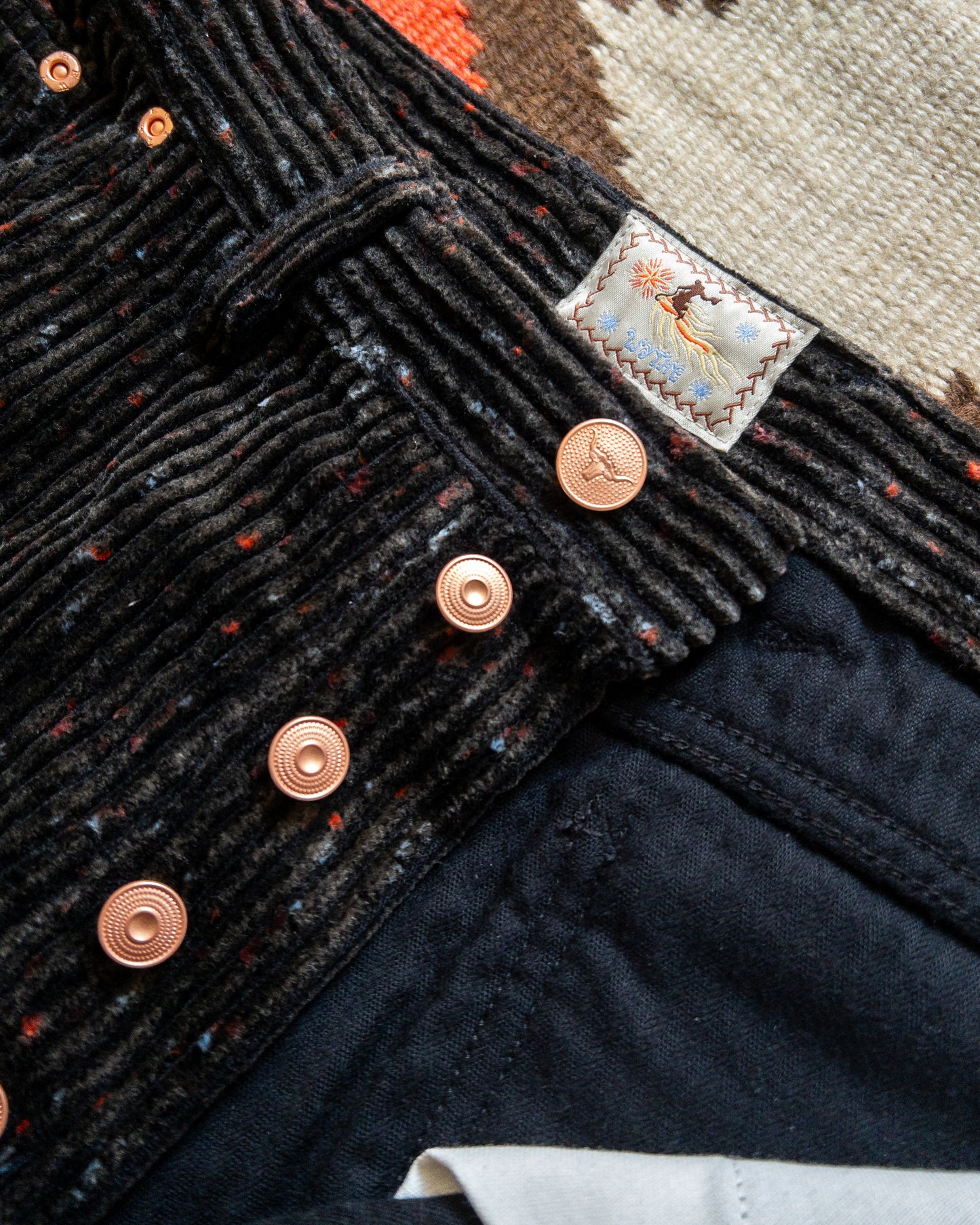 Donegal Corduroy Five Pocket Pants - Night Sky