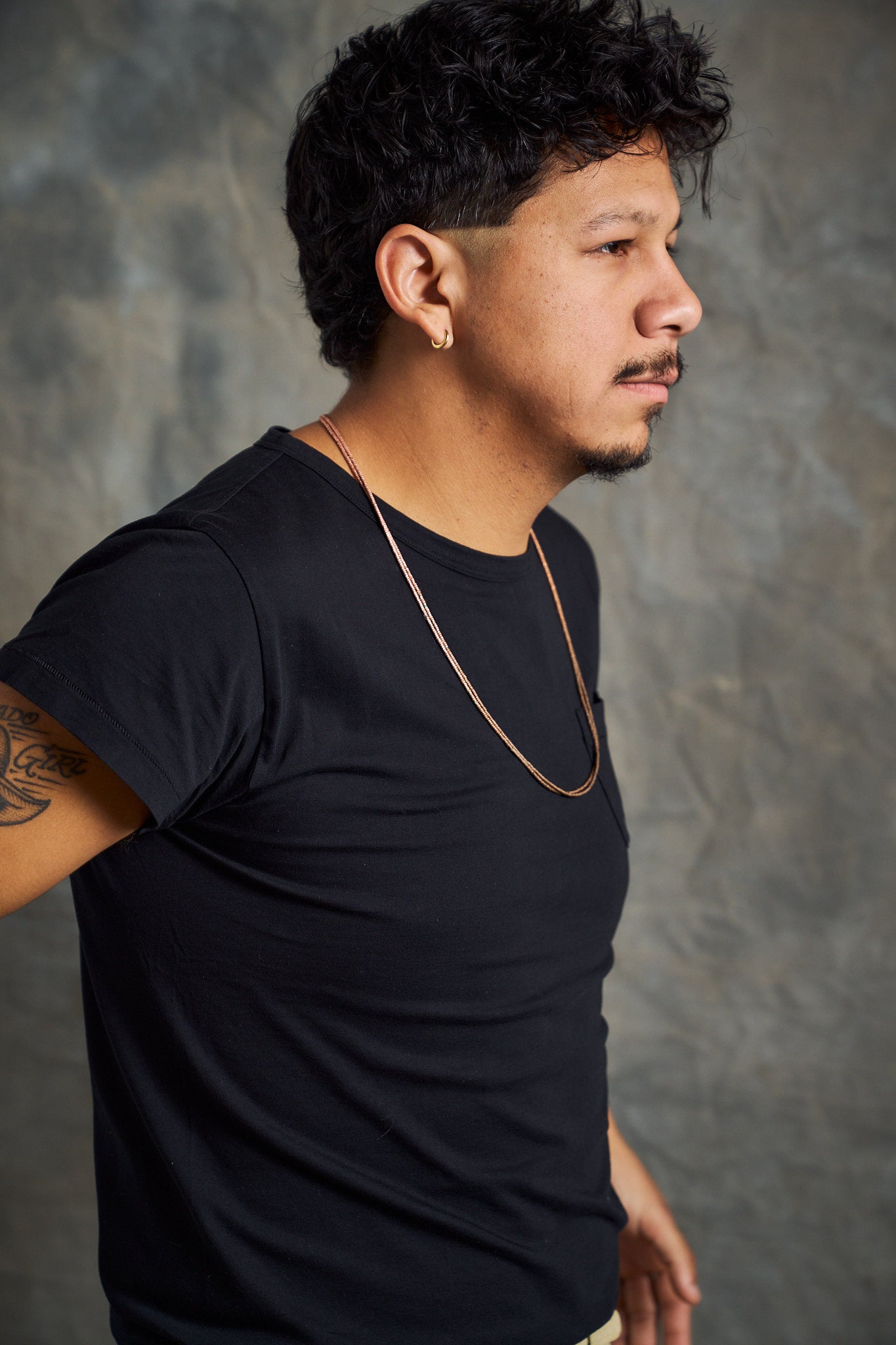 Tubular Pocket Tee Shirt - Deep Black