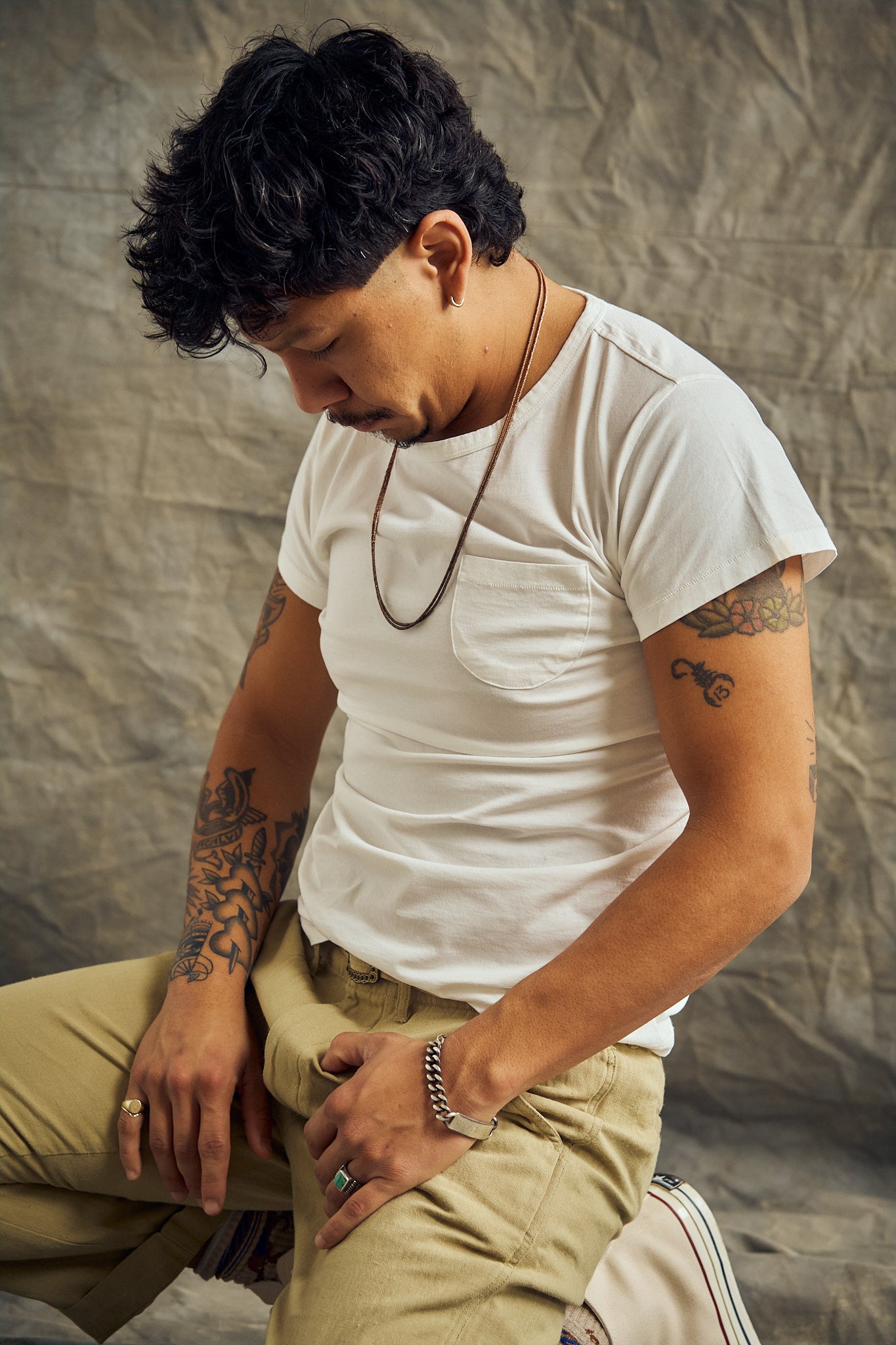 Tubular Pocket Tee Shirt - Natural