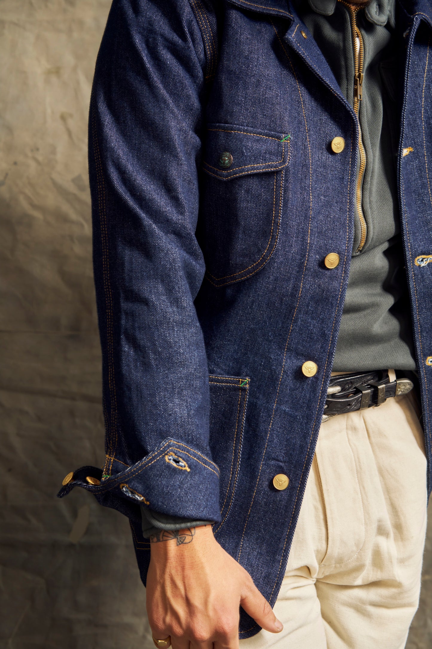 Denim Barn Jacket - Rinsed Indigo