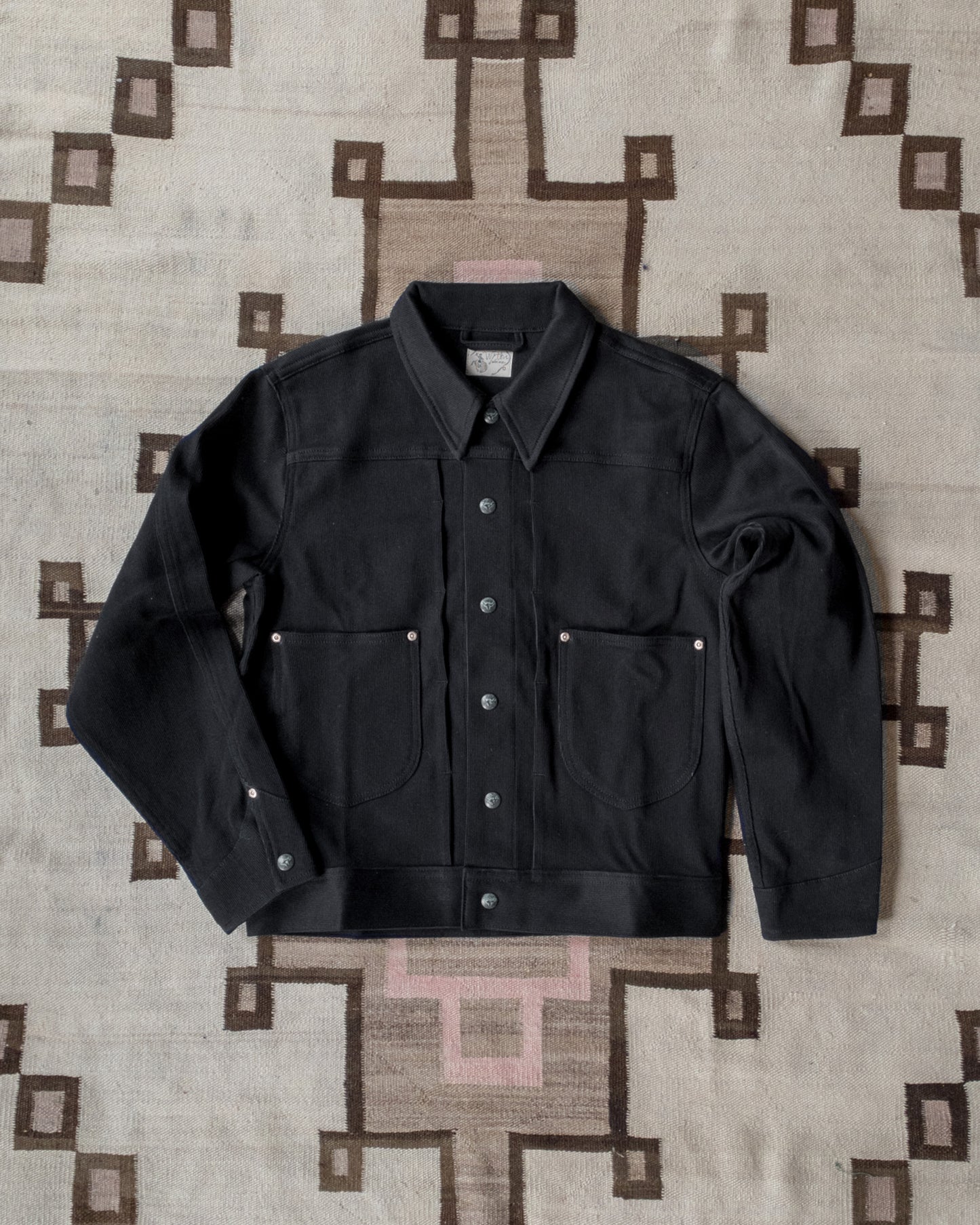 Bedford Cord Ranch Jacket - Black