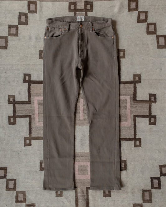 Bedford Cord Five Pocket Pants - Faded Olive - USA