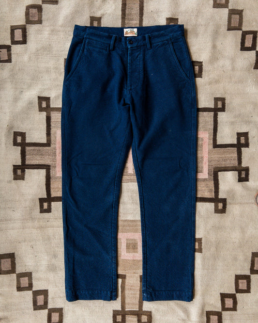 Rustic Plainweave Chino - Indigo